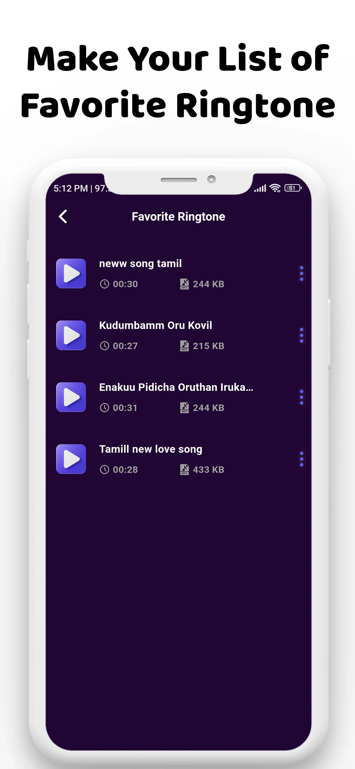 Tamil Ringtones தமிழ் ரிங்டோன் | Indus Appstore | Screenshot