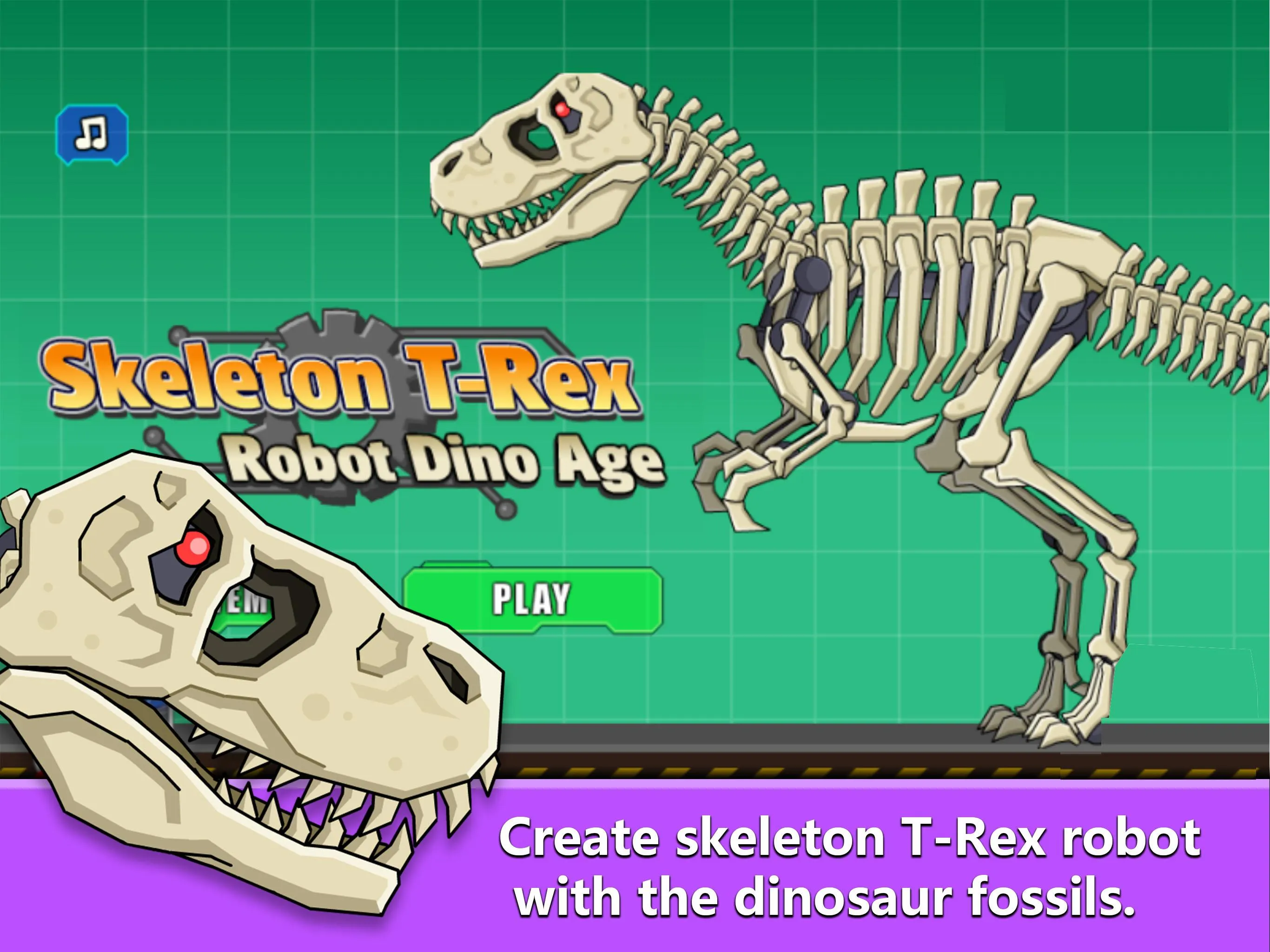 T-Rex Dinosaur Fossils Robot | Indus Appstore | Screenshot