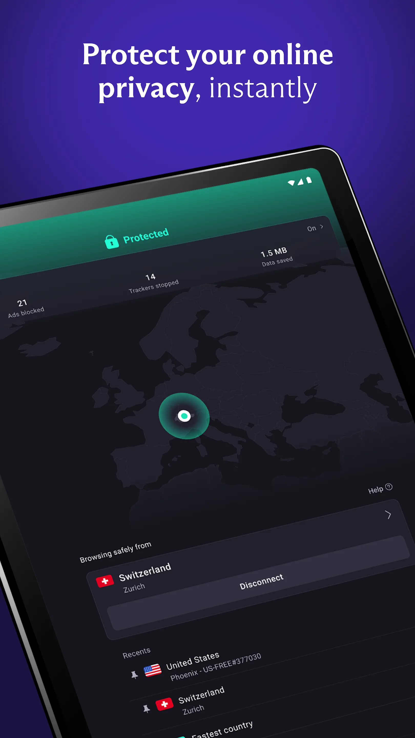 VPN Proton: Fast & Secure VPN | Indus Appstore | Screenshot