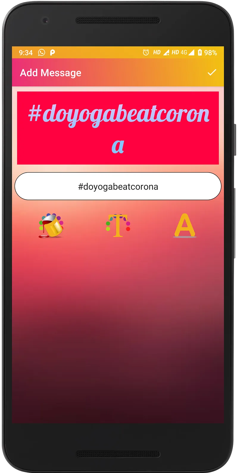 Yoga day sticker - 2023 | Indus Appstore | Screenshot