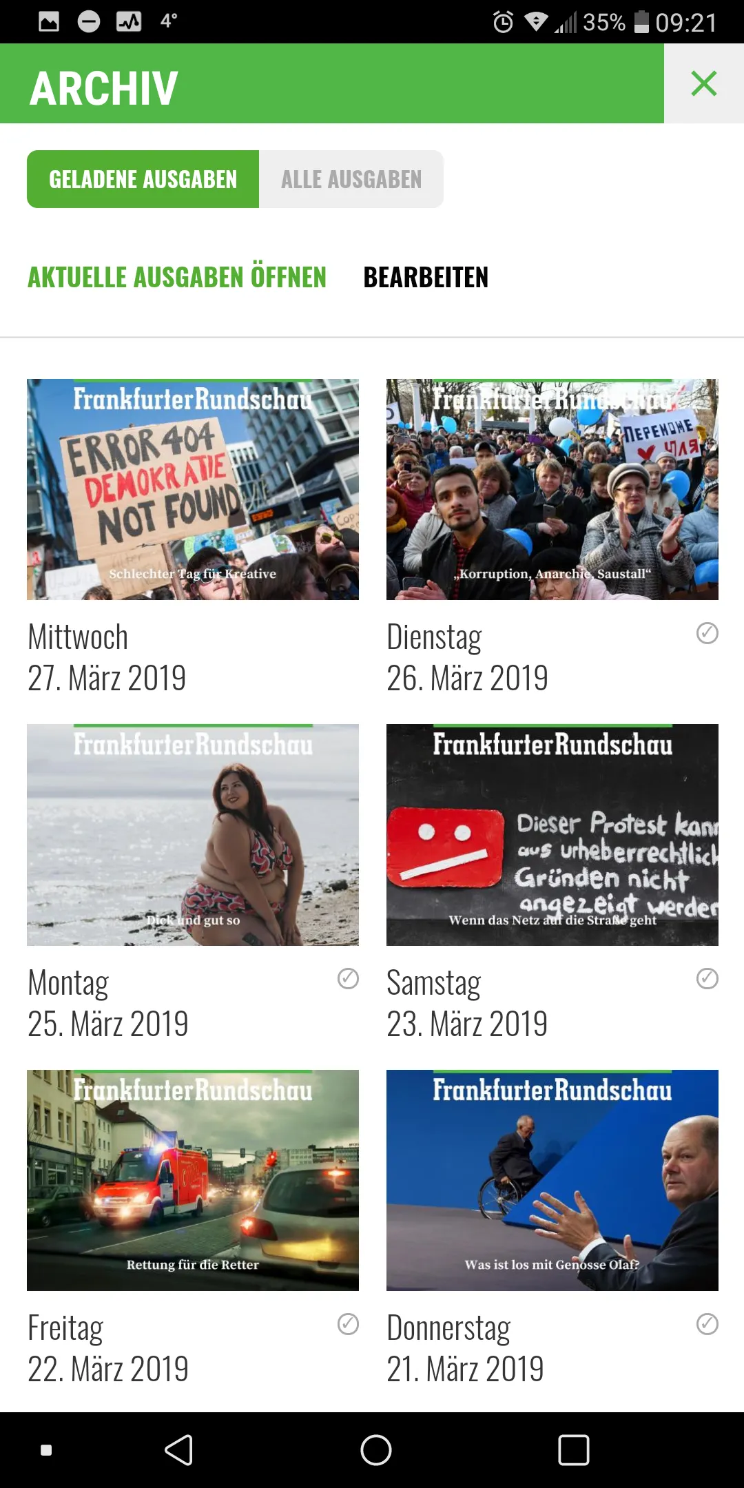 FR+ - Frankfurter Rundschau | Indus Appstore | Screenshot