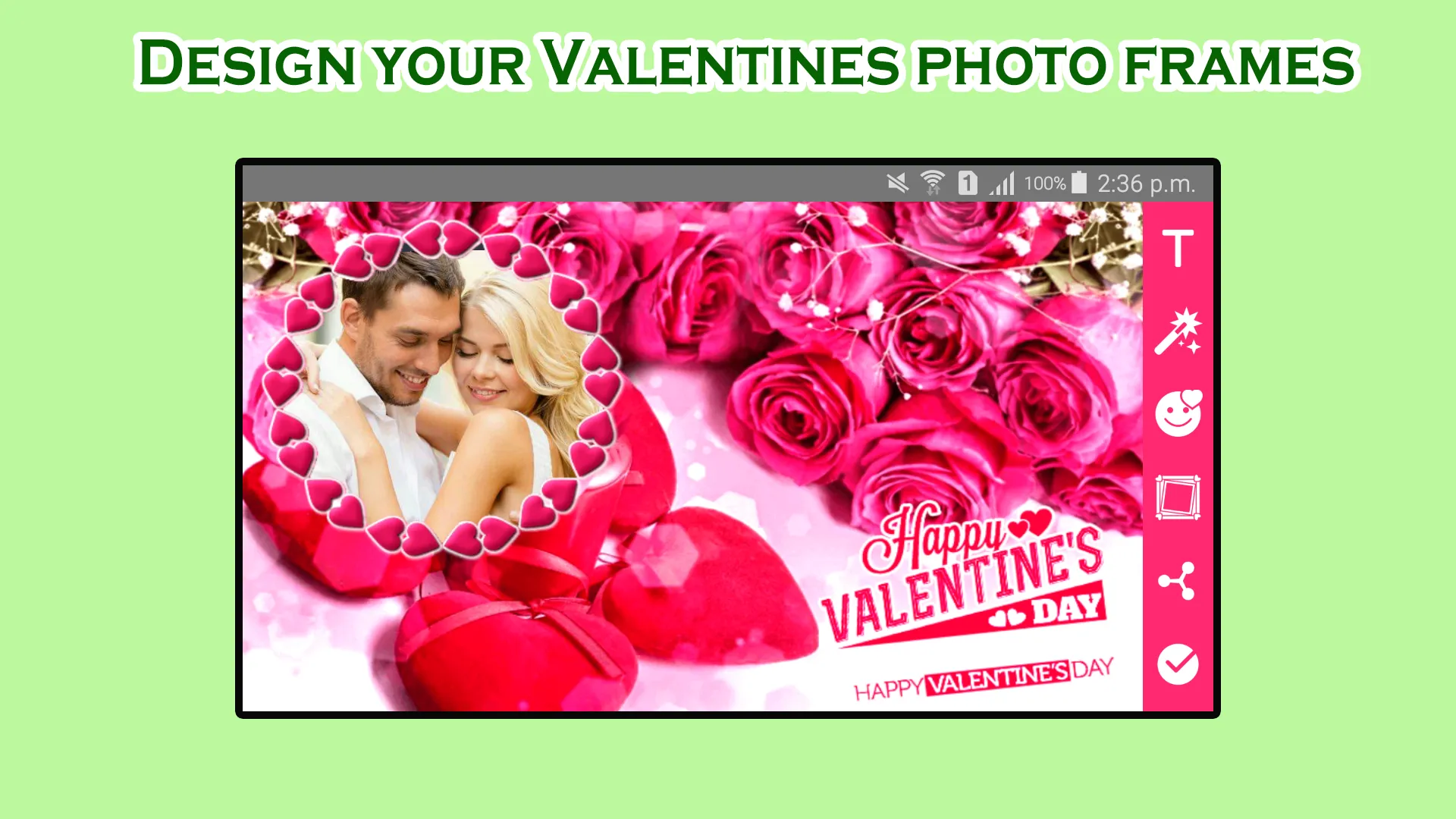 Valentines Day Photo Editor | Indus Appstore | Screenshot