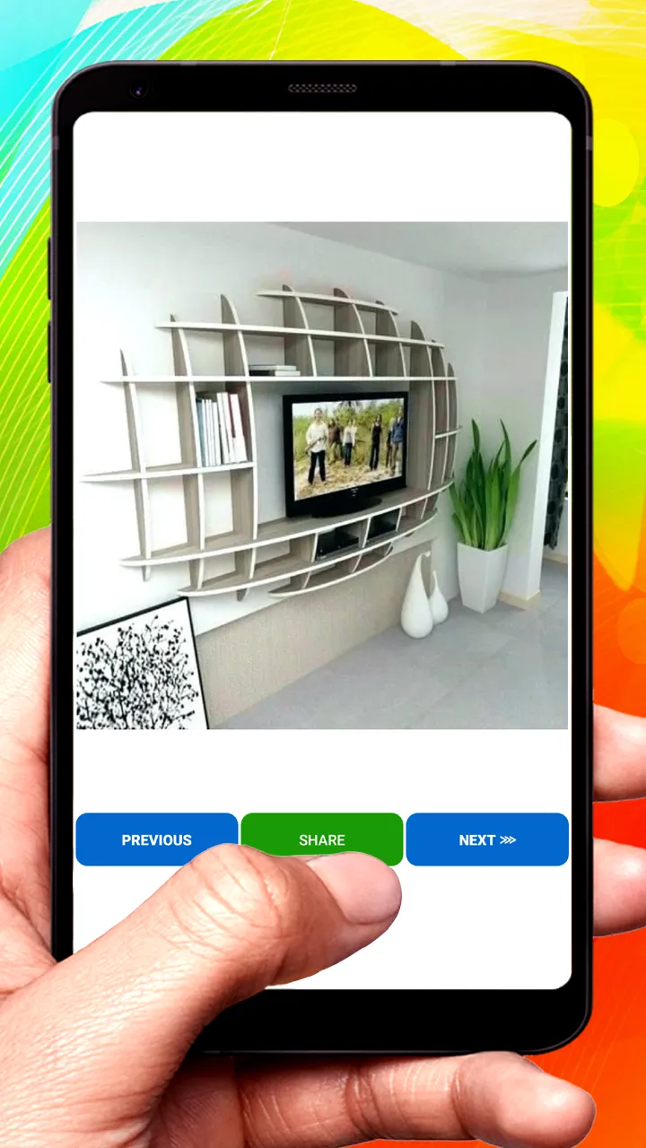 Modern TV Shelves Design | Indus Appstore | Screenshot