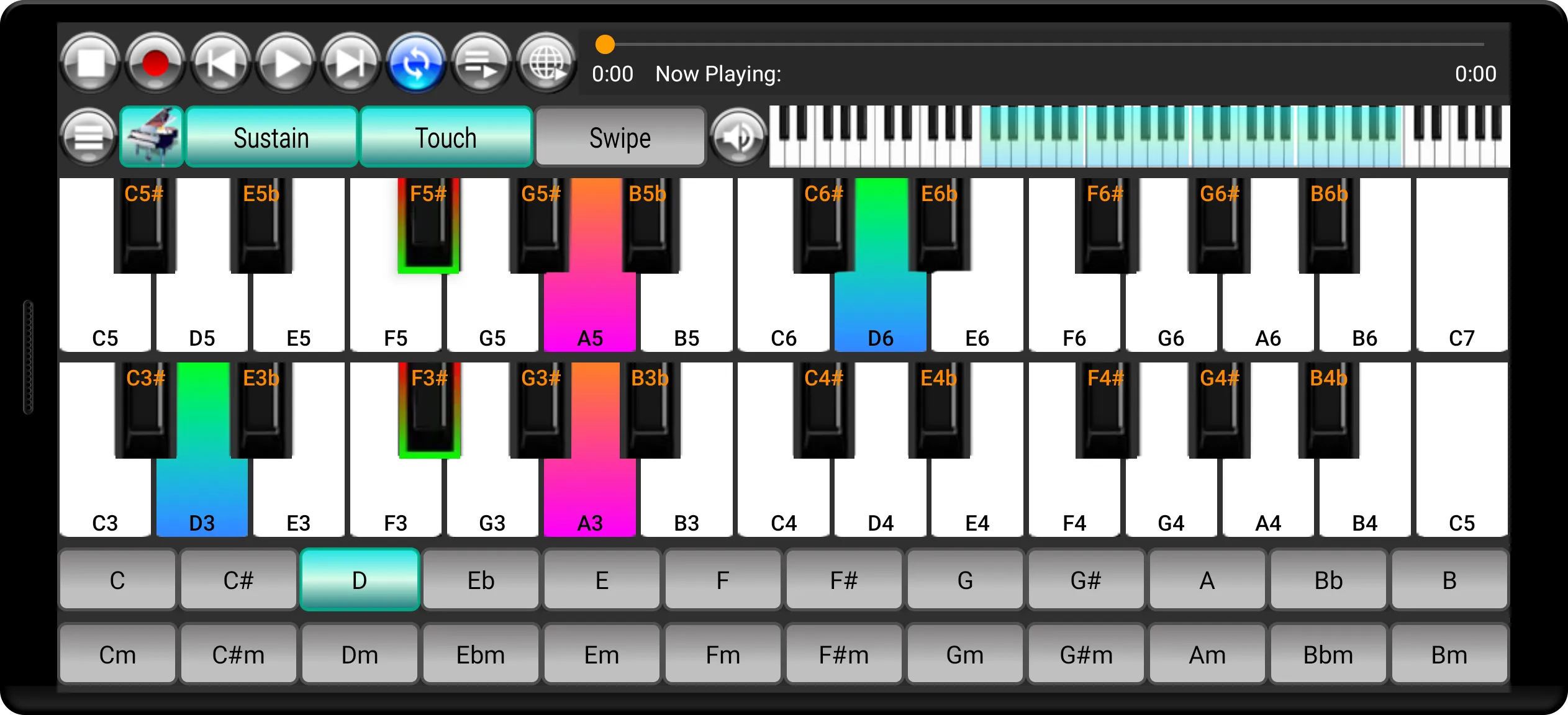 Strings and Piano Keyboard | Indus Appstore | Screenshot