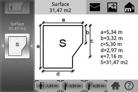 Surface and Volume Measurement | Indus Appstore | Screenshot