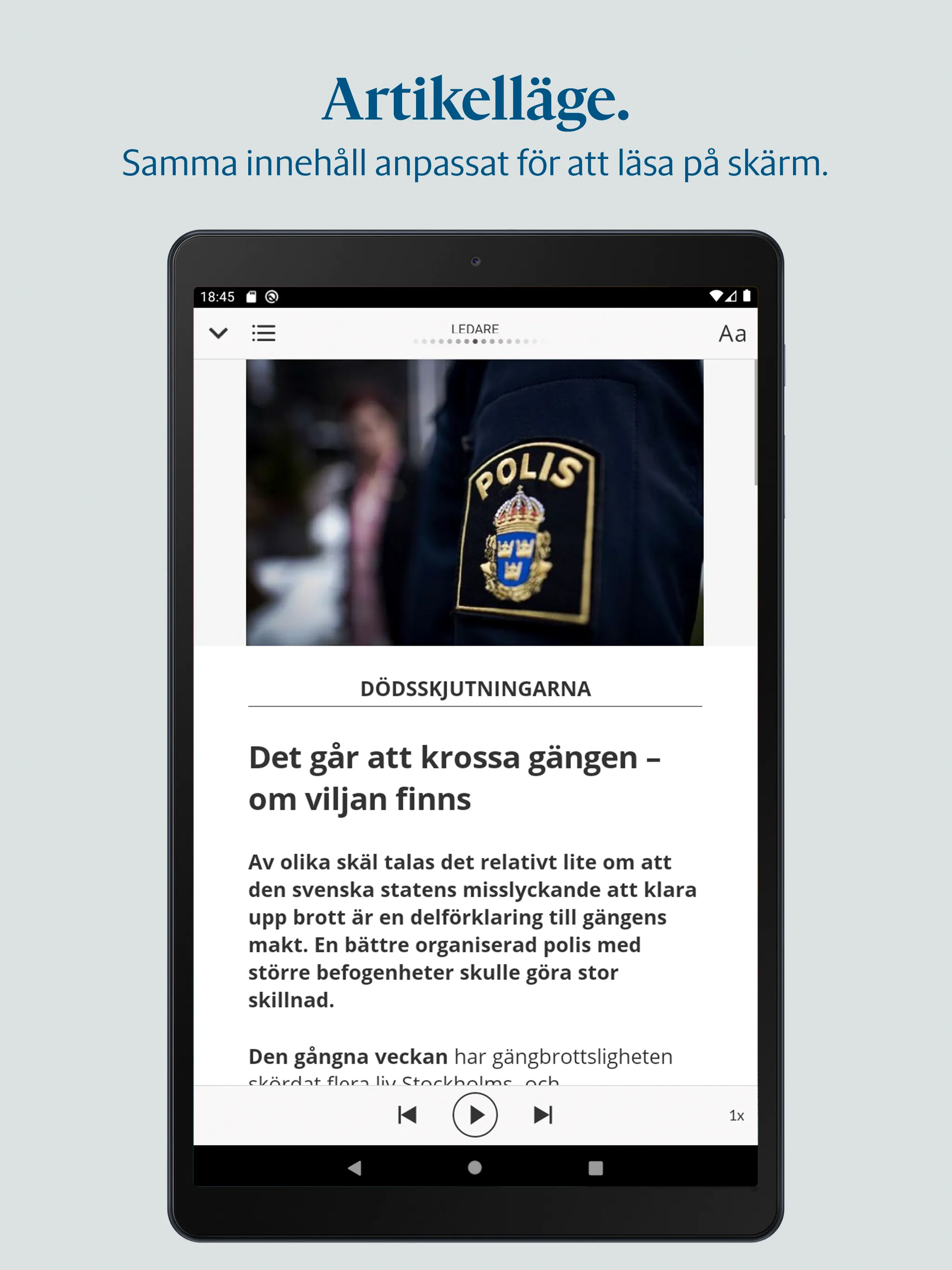 Göteborgs-Posten e-tidning | Indus Appstore | Screenshot