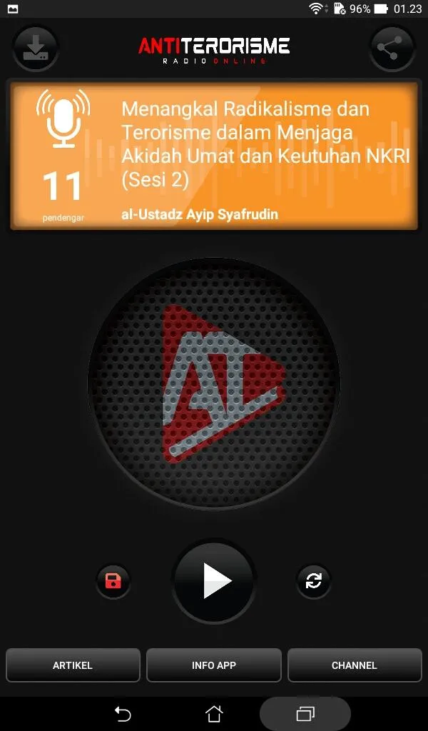 Radio Anti Terorisme | Indus Appstore | Screenshot