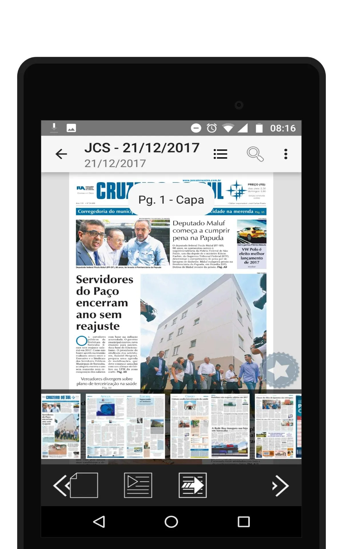 Jornal Cruzeiro do Sul Digital | Indus Appstore | Screenshot