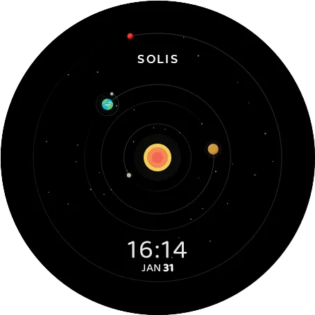 Solis Watch Face for Wear OS | Indus Appstore | Screenshot