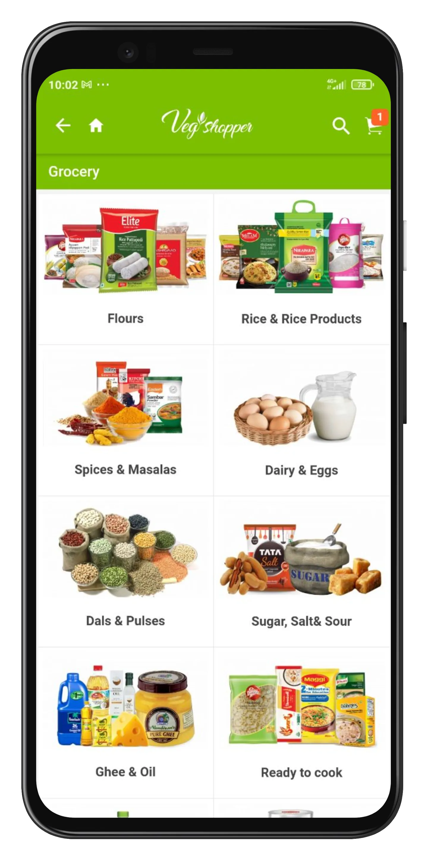 Veg Shopper - Online Supermark | Indus Appstore | Screenshot