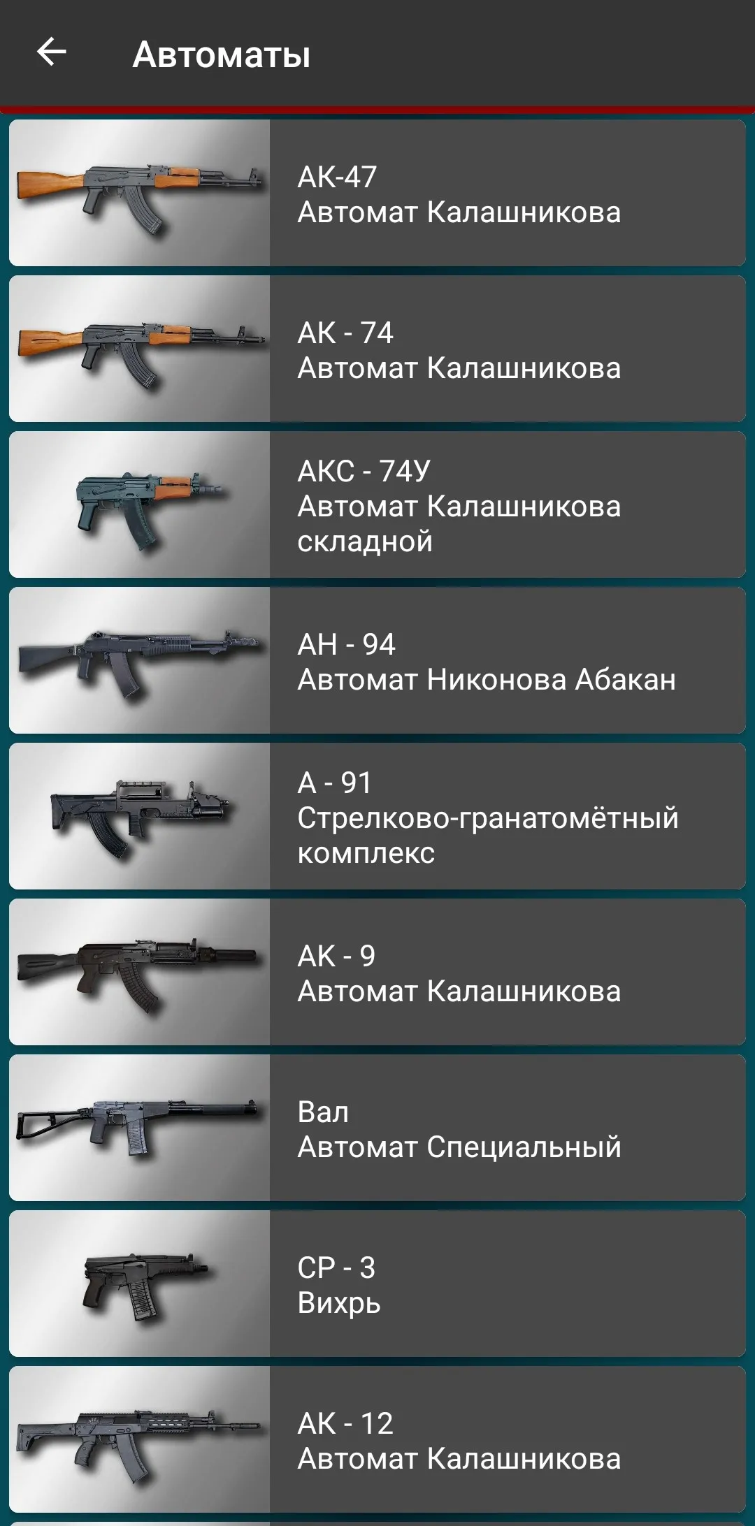 Russian weapon | Indus Appstore | Screenshot