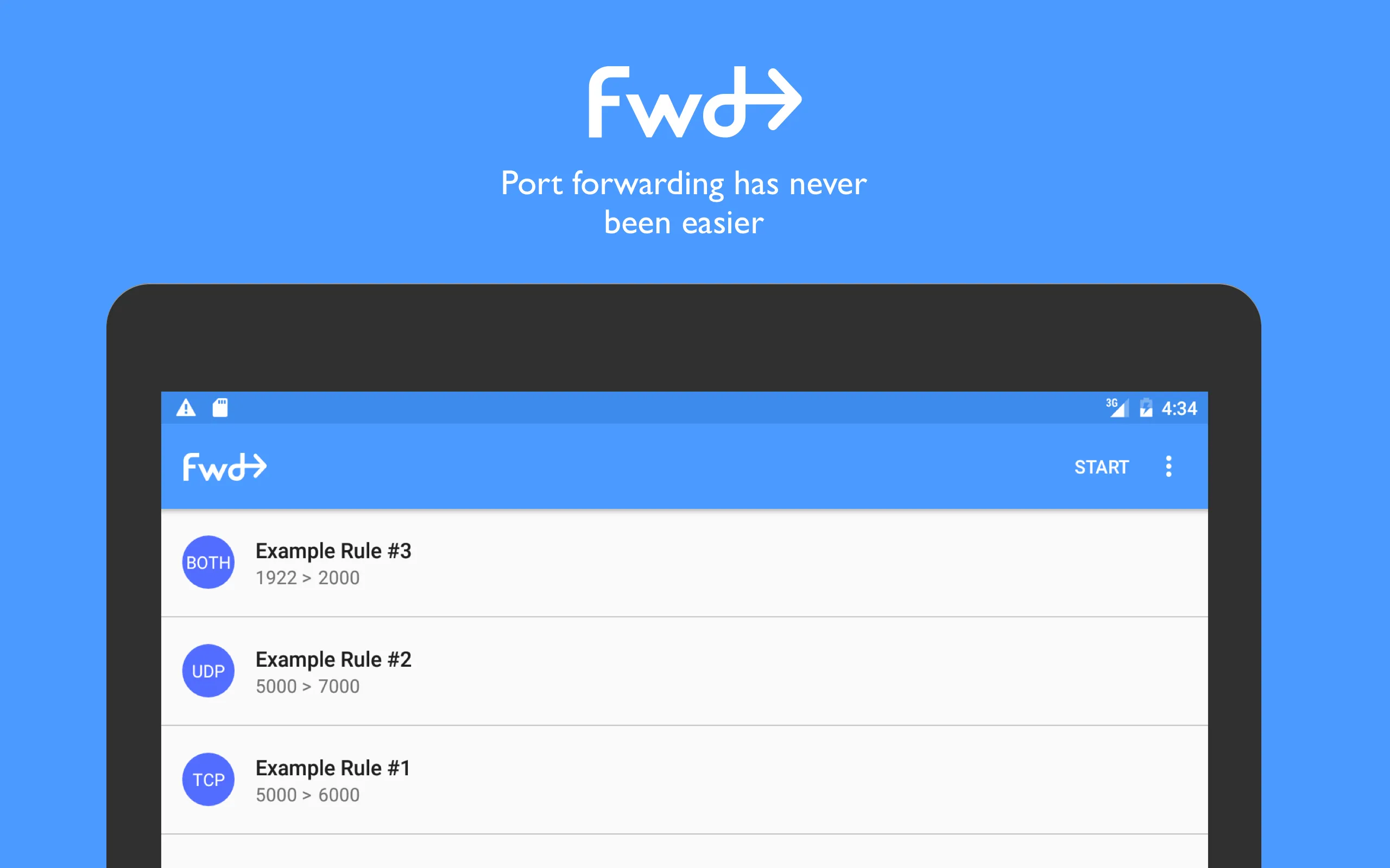 Fwd: port forwarder | Indus Appstore | Screenshot