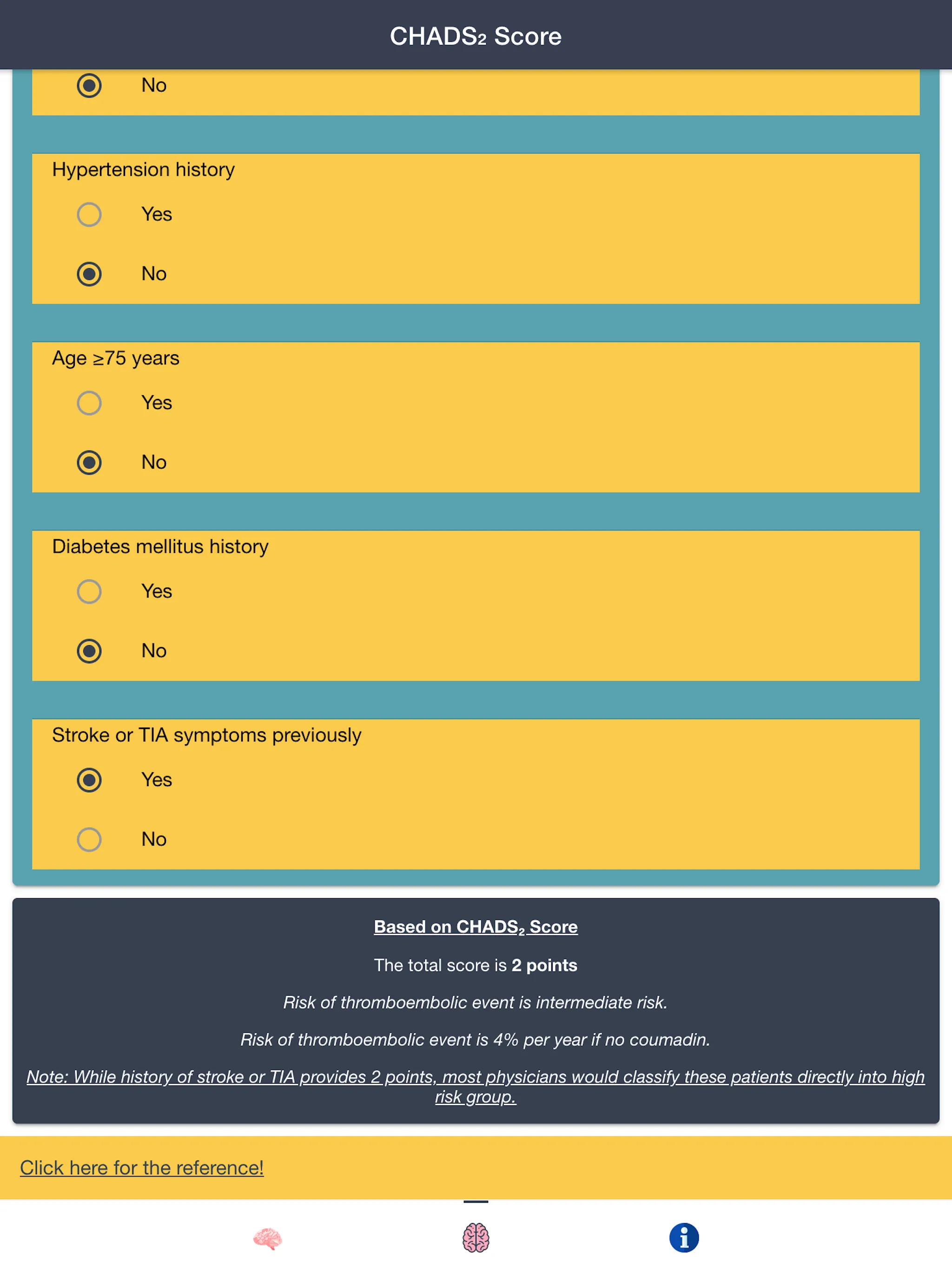 AF Stroke Risk | Indus Appstore | Screenshot