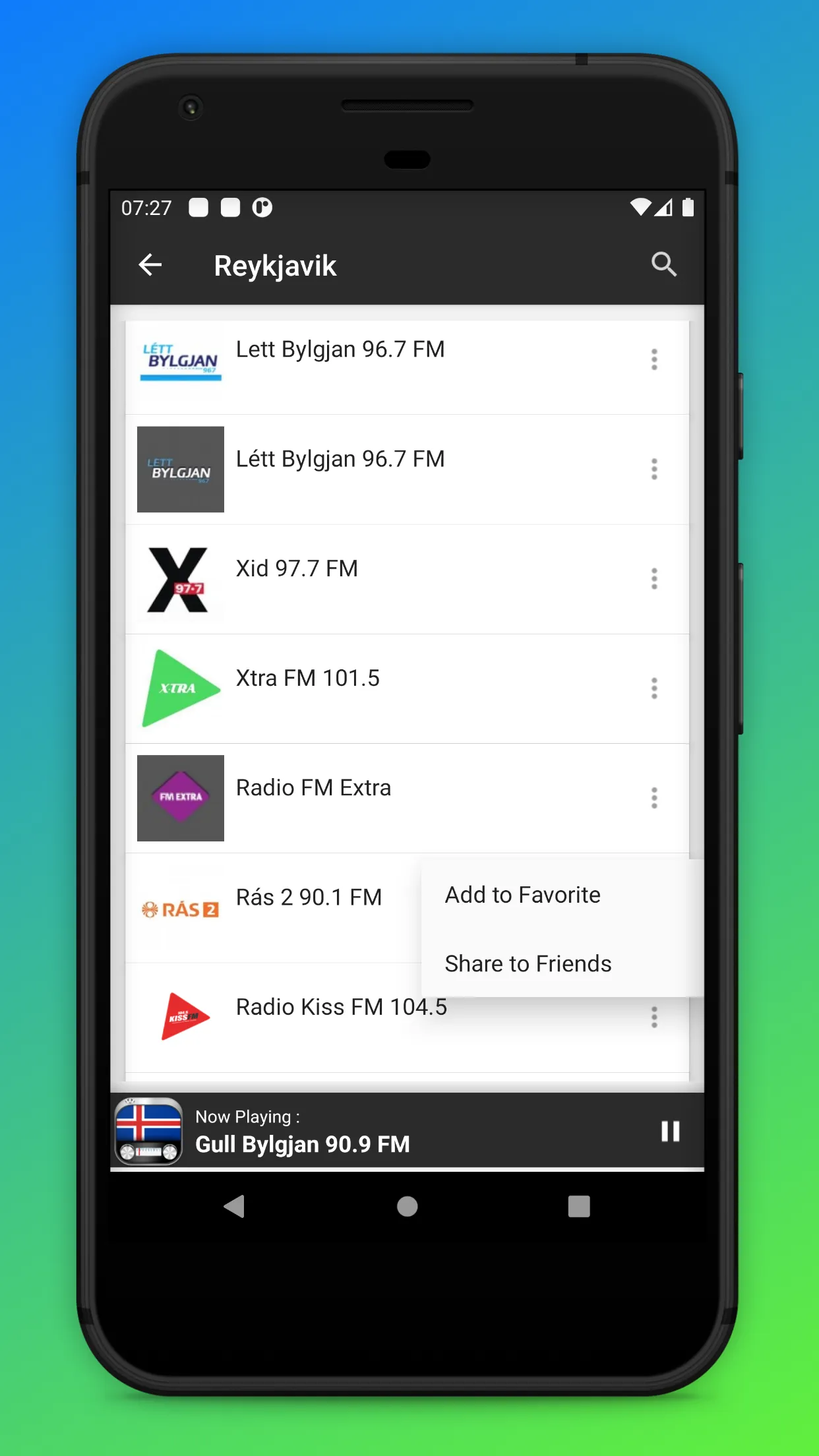 Radio Iceland FM - Radio App | Indus Appstore | Screenshot