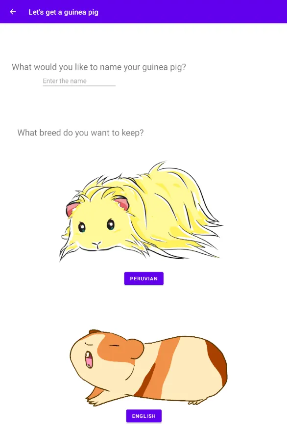 Let`s raise a guinea pig! | Indus Appstore | Screenshot