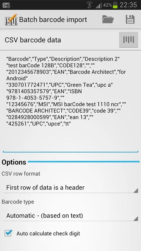 Barcode Architect | Indus Appstore | Screenshot