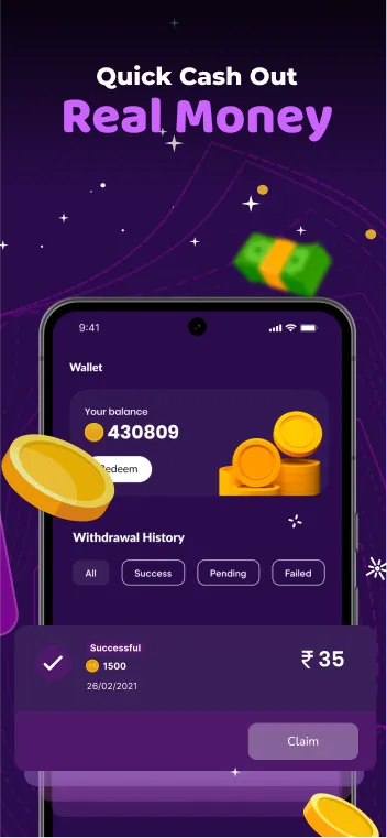 Tap & Earn - Cash Rewards | Indus Appstore | Screenshot