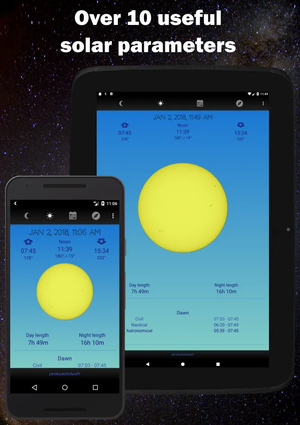 Moon Phase Calendar | Indus Appstore | Screenshot