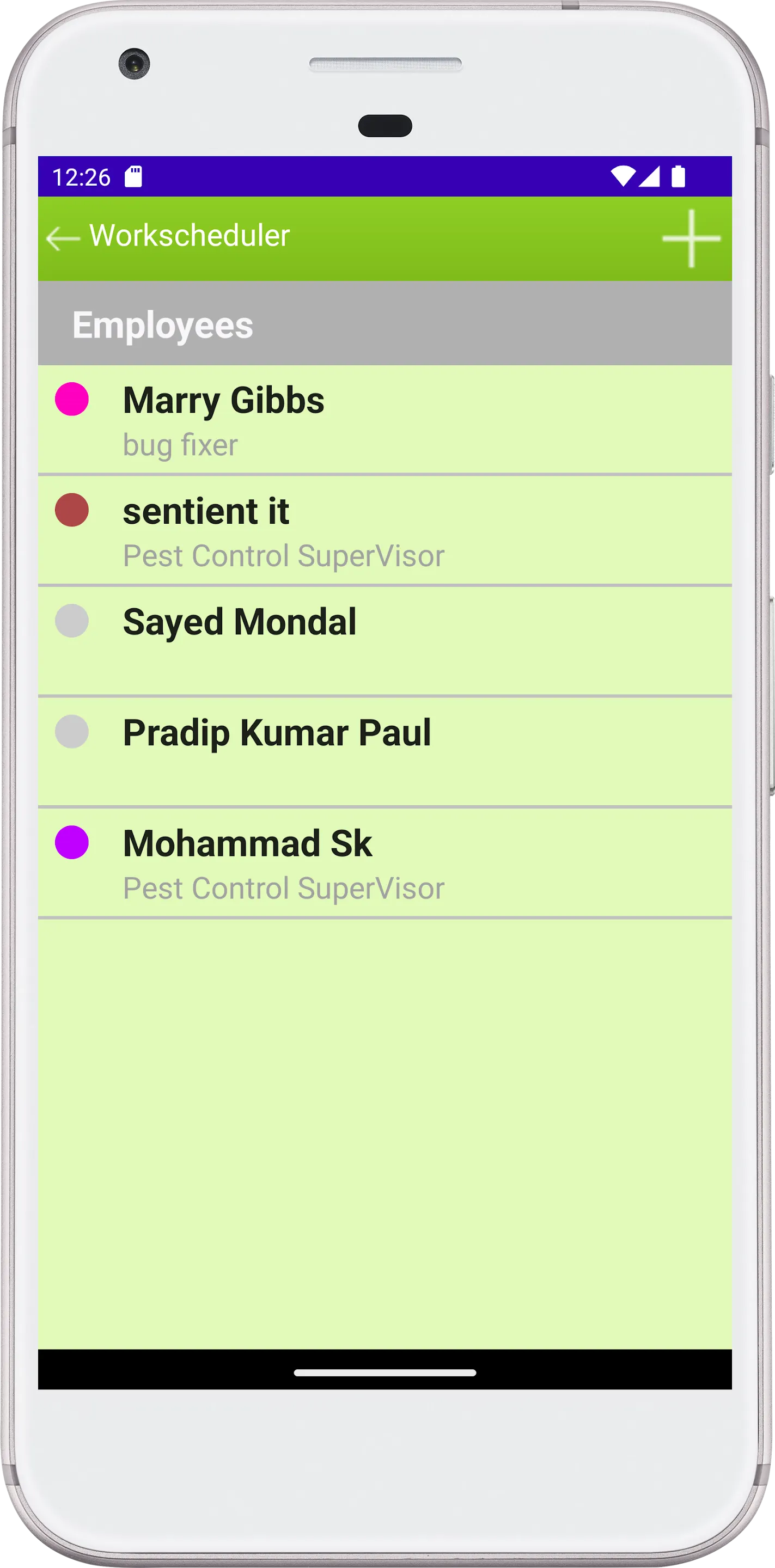 Work Schedule Maker | Indus Appstore | Screenshot