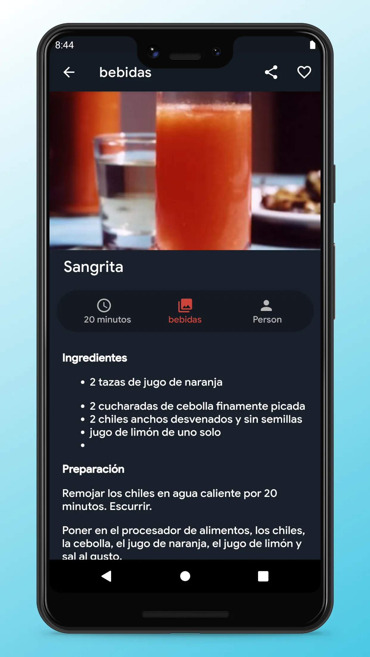 Mexican Recipes - Food App | Indus Appstore | Screenshot