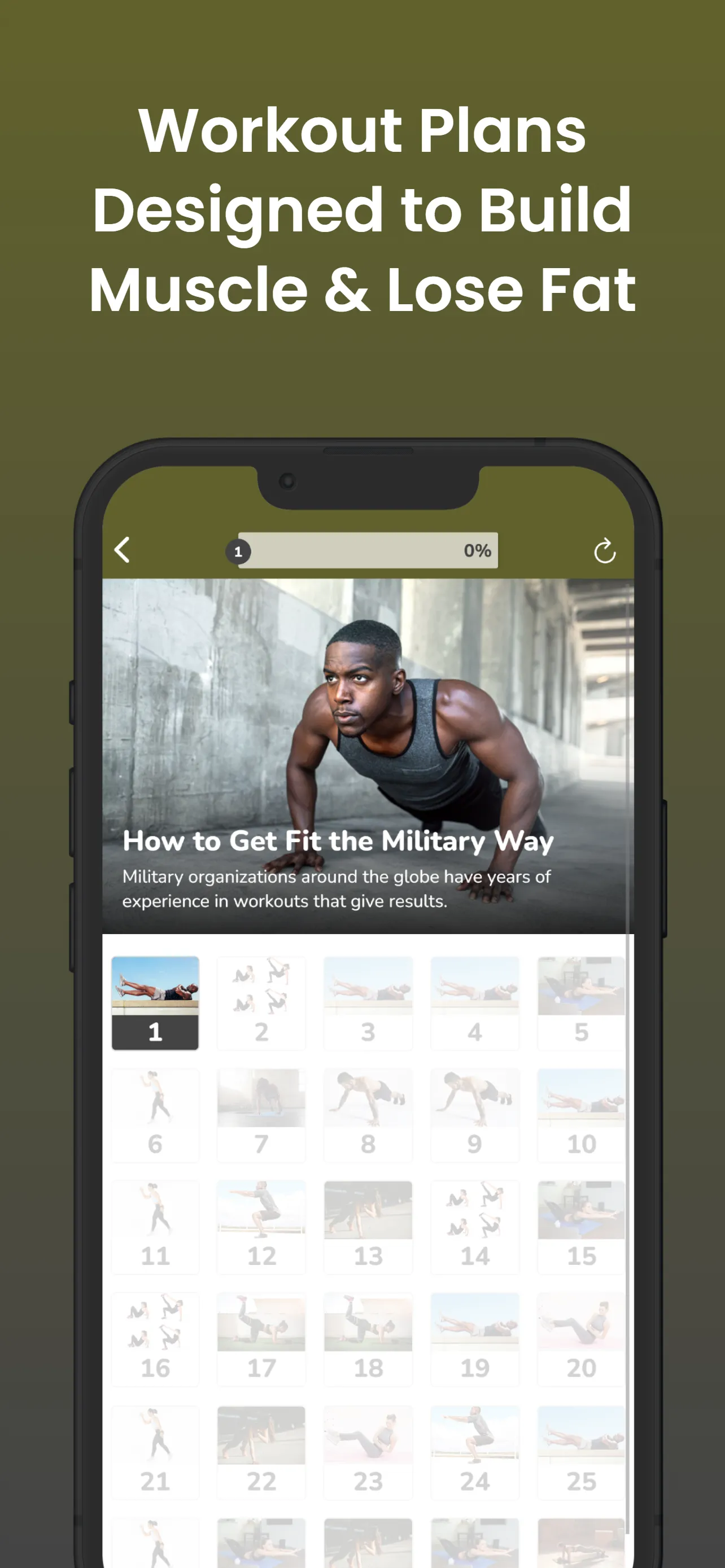 Military Style Fitness Workout | Indus Appstore | Screenshot