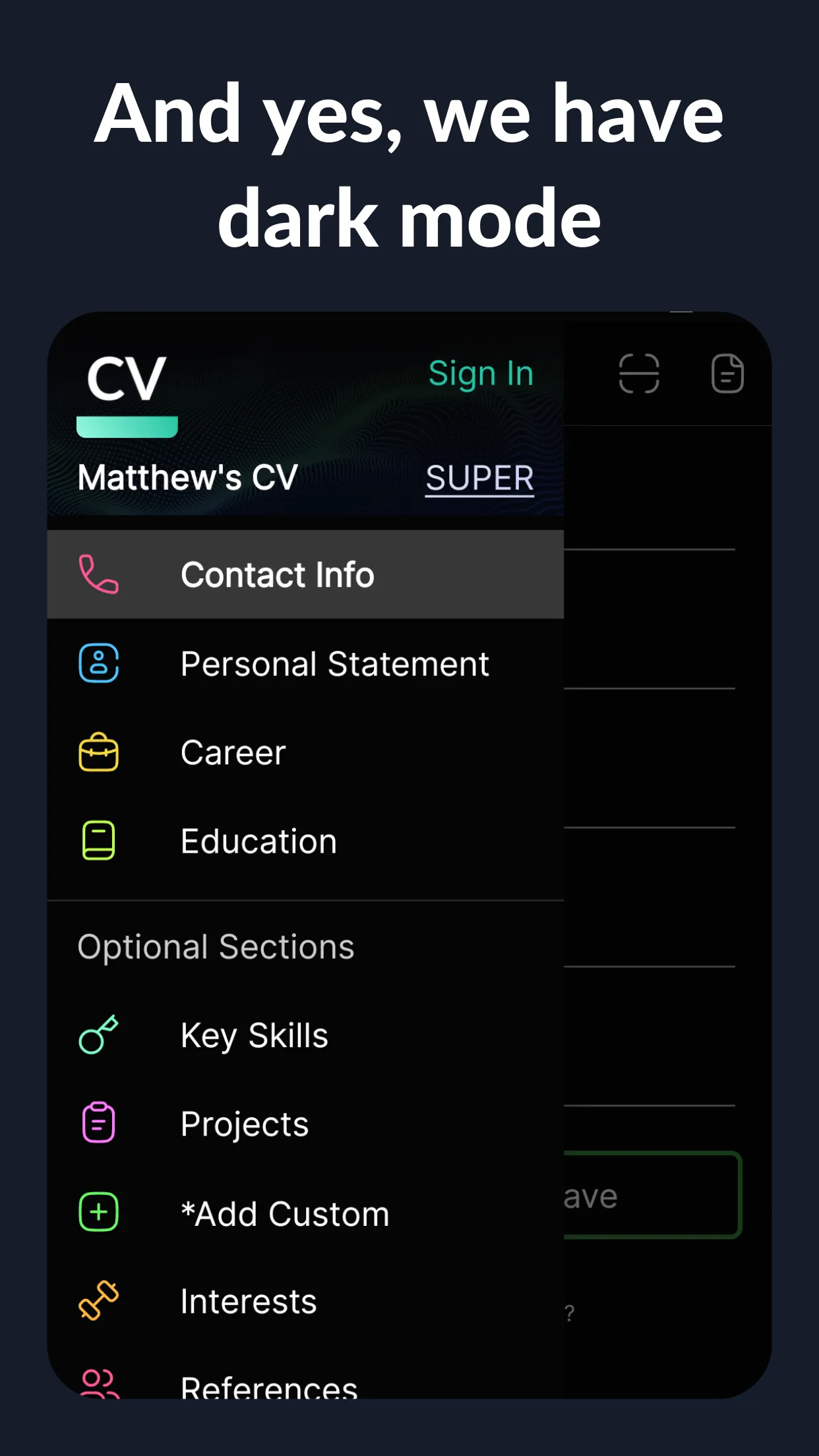 Resume Builder - CV Engineer | Indus Appstore | Screenshot