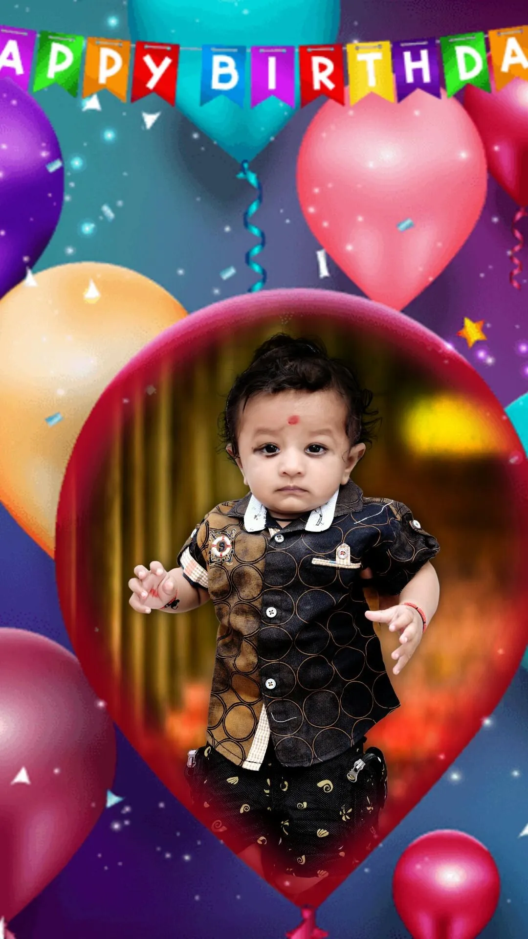 Birthday Photo Frame | Indus Appstore | Screenshot