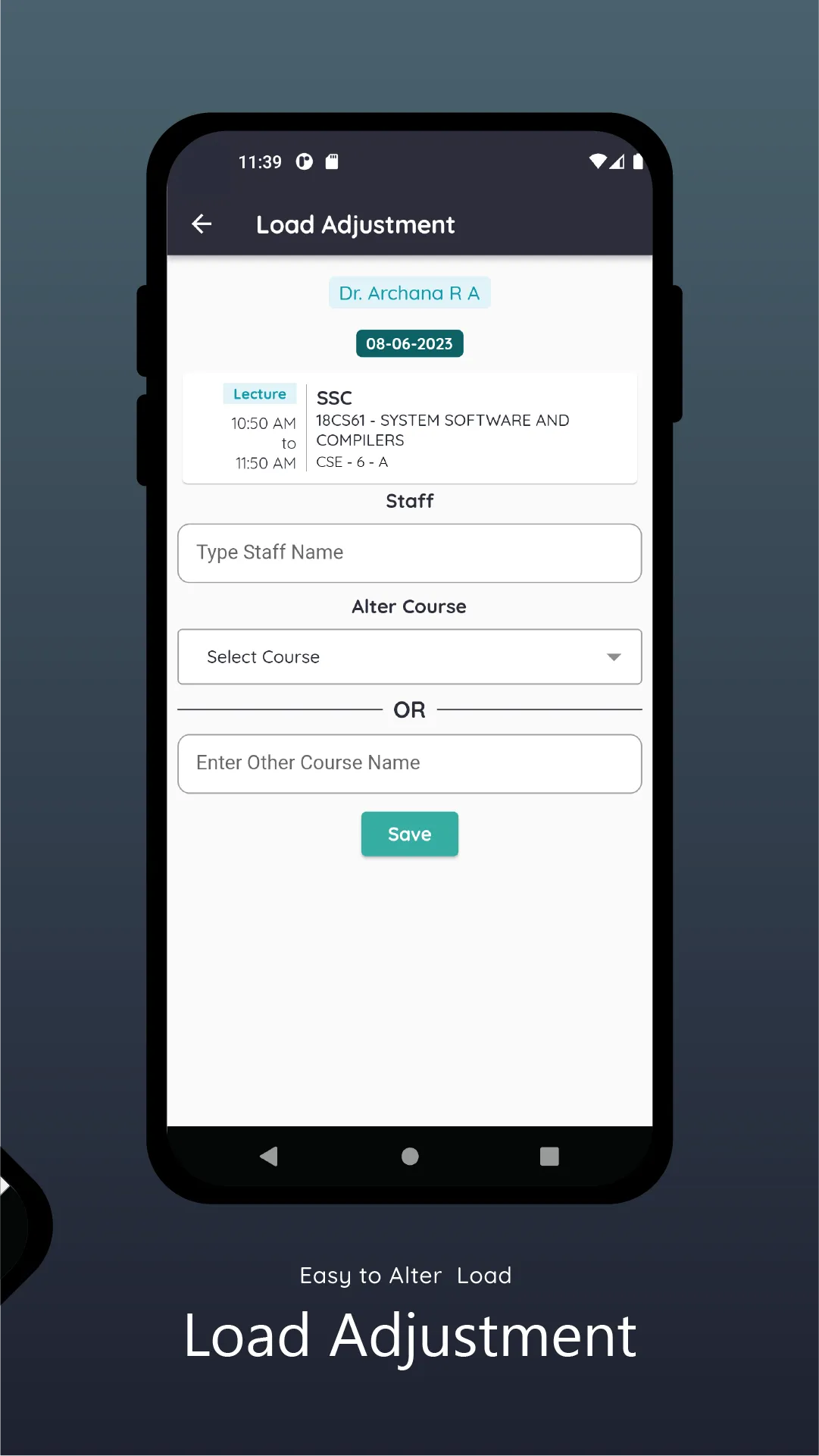 GNUMS For Faculty | Indus Appstore | Screenshot