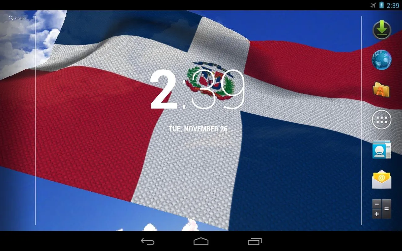 Dominican Republic Flag Live | Indus Appstore | Screenshot