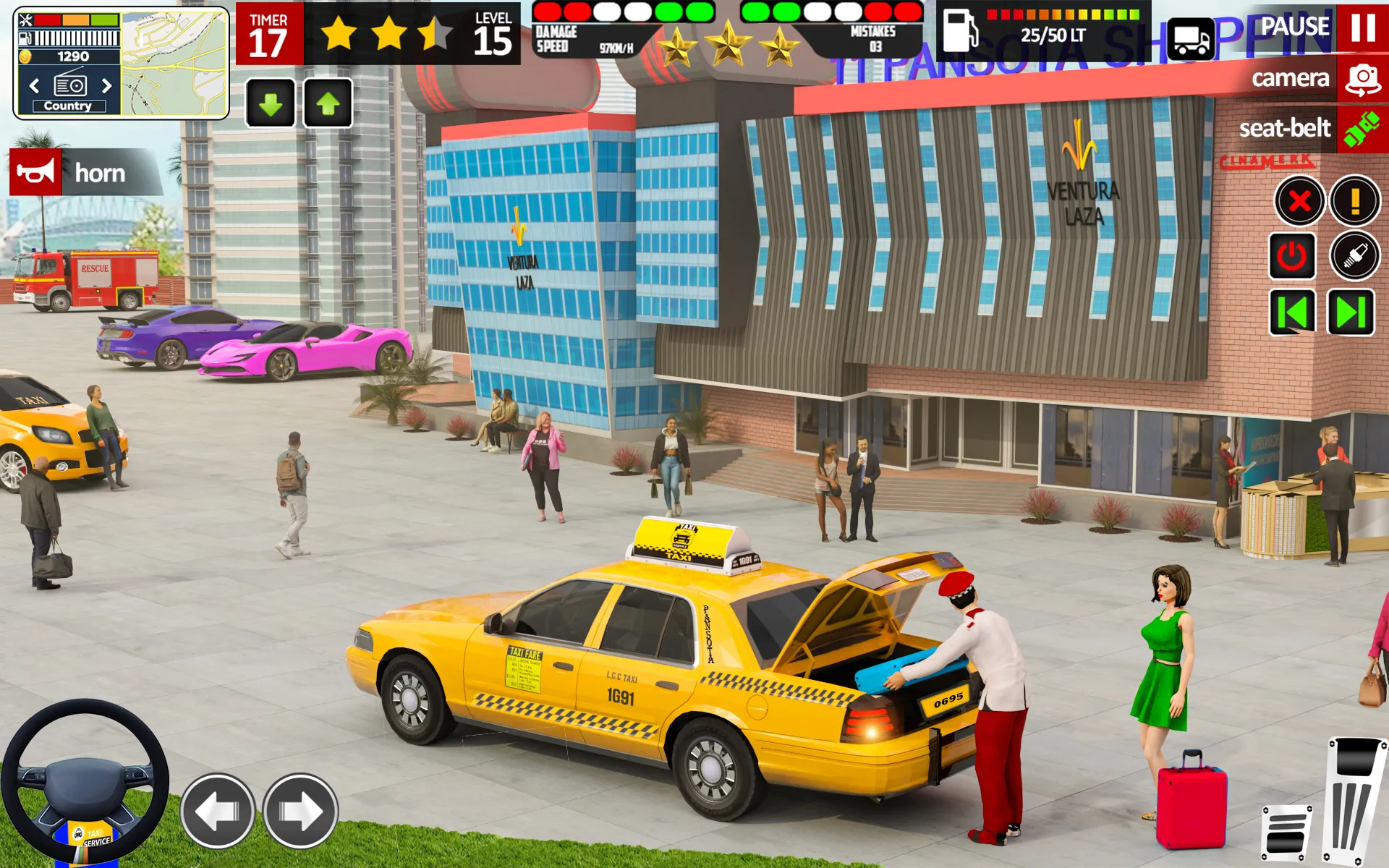 Car Driving Taxi Simulator | Indus Appstore | Screenshot