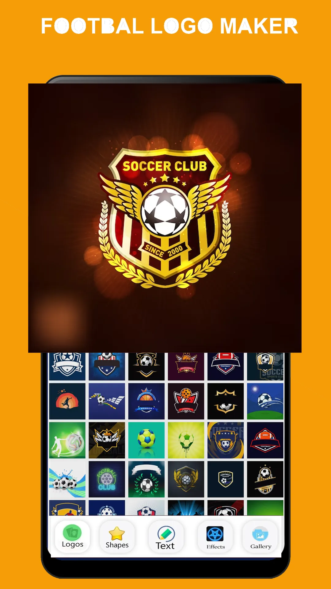 Football Logo Maker - Soccer | Indus Appstore | Screenshot