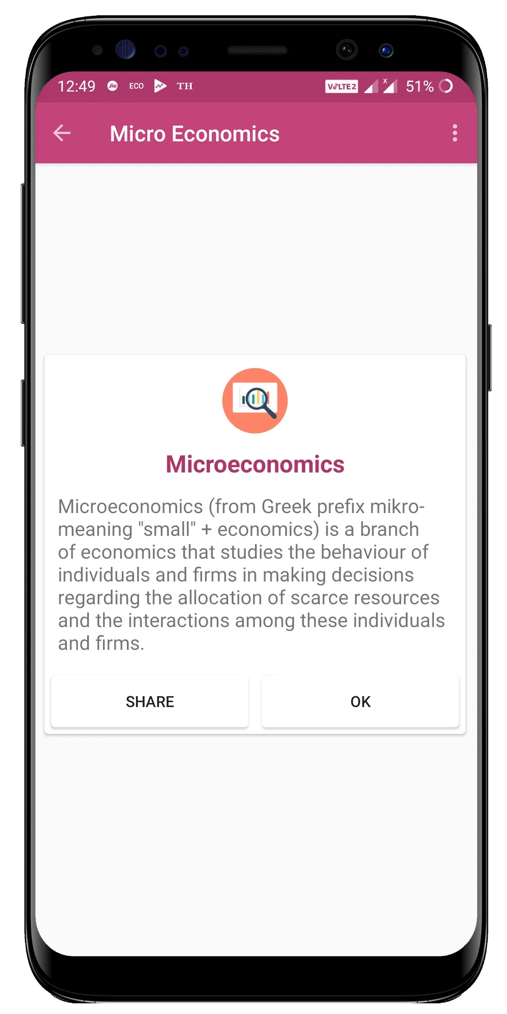 Micro Economics | Indus Appstore | Screenshot