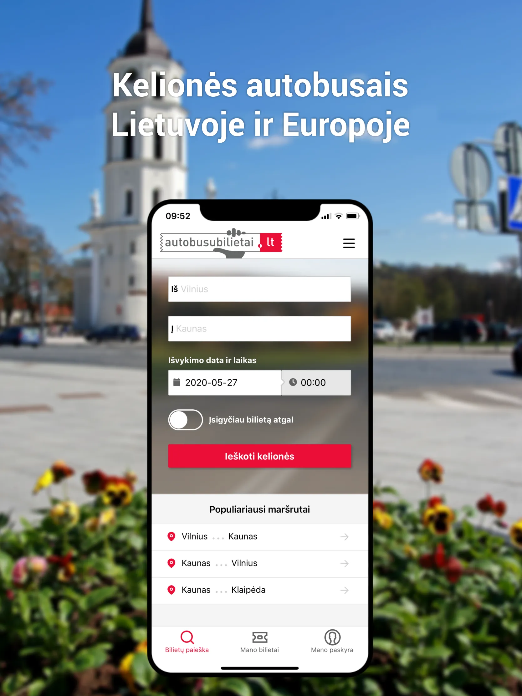 Autobusų bilietai | Indus Appstore | Screenshot