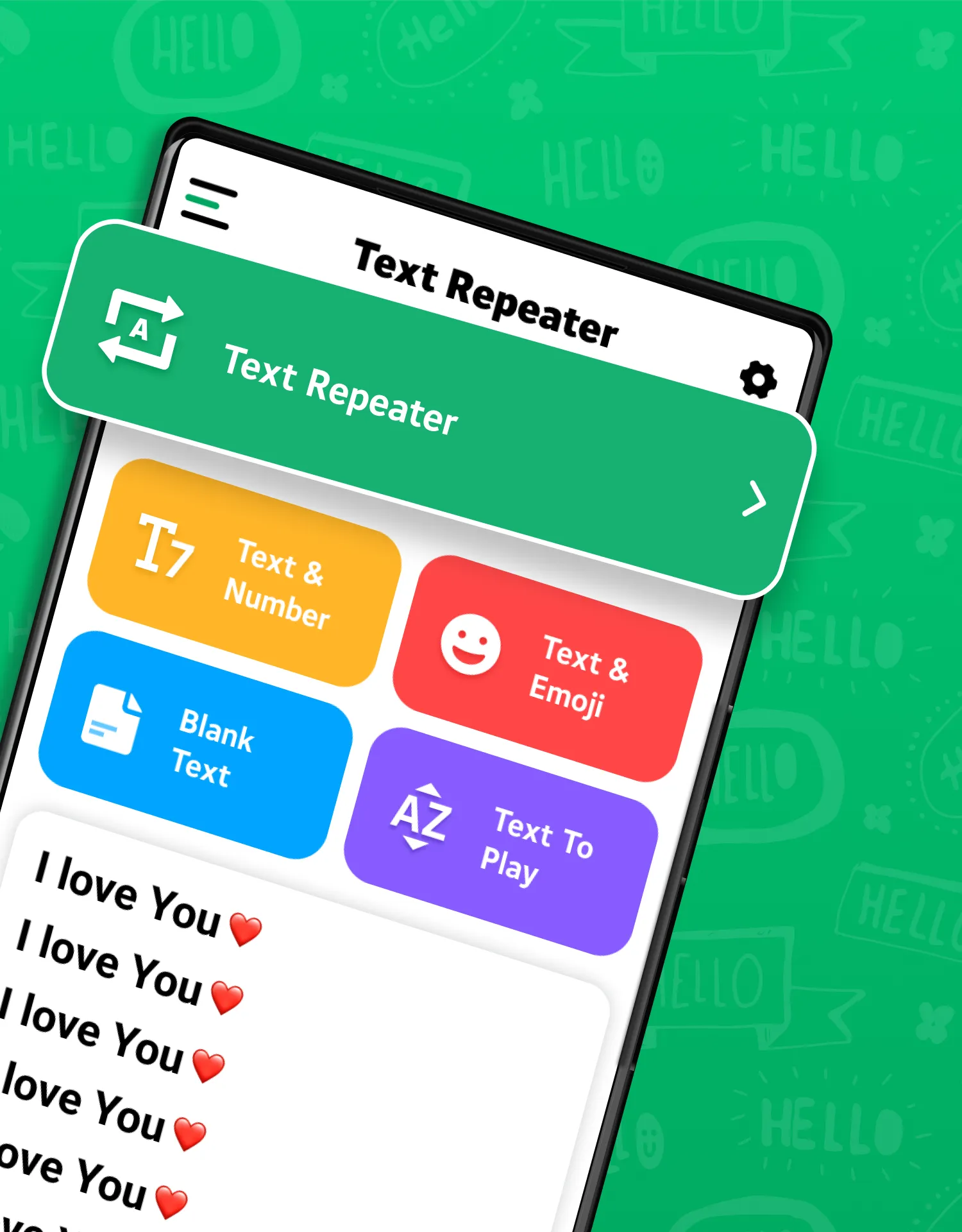 Text Repeater: Repeat Text 10K | Indus Appstore | Screenshot