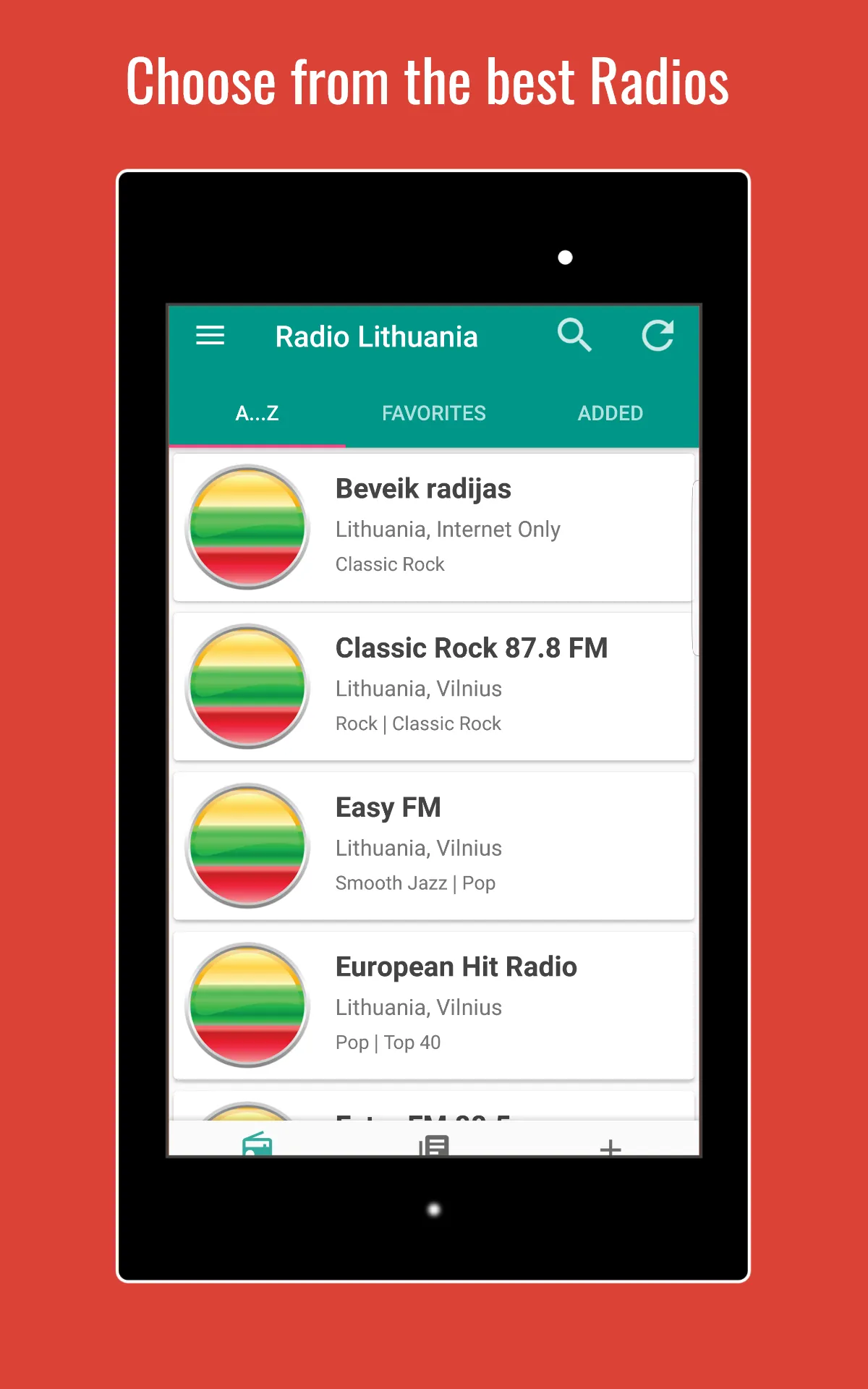 Radio Lithuania | Indus Appstore | Screenshot