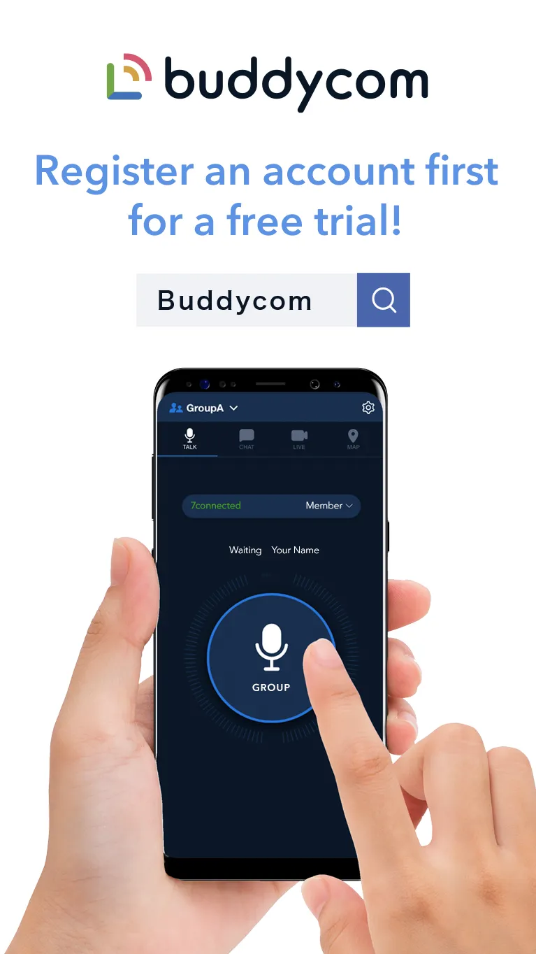 Buddycom - PTT Walkie Talkie | Indus Appstore | Screenshot