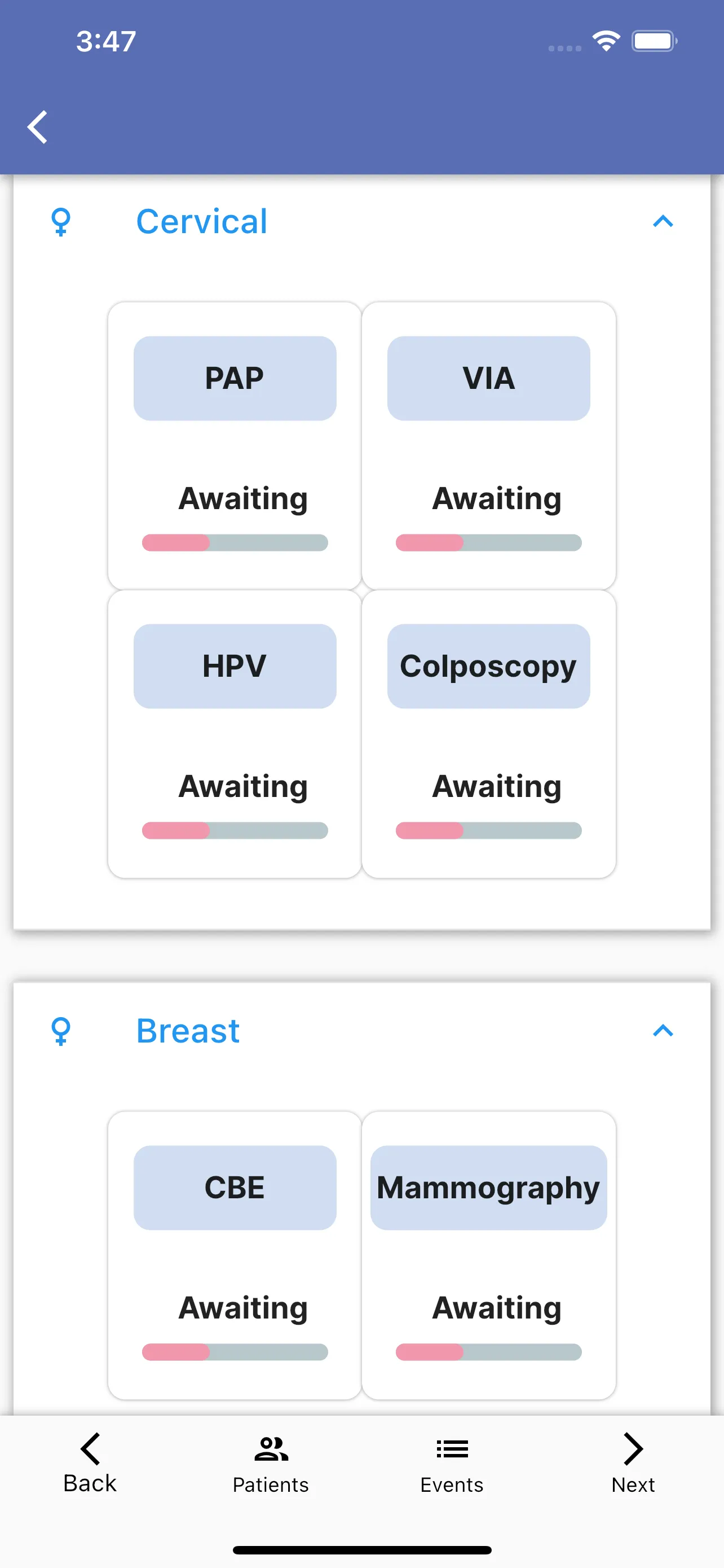 SSNPP App, Cancer Screening | Indus Appstore | Screenshot