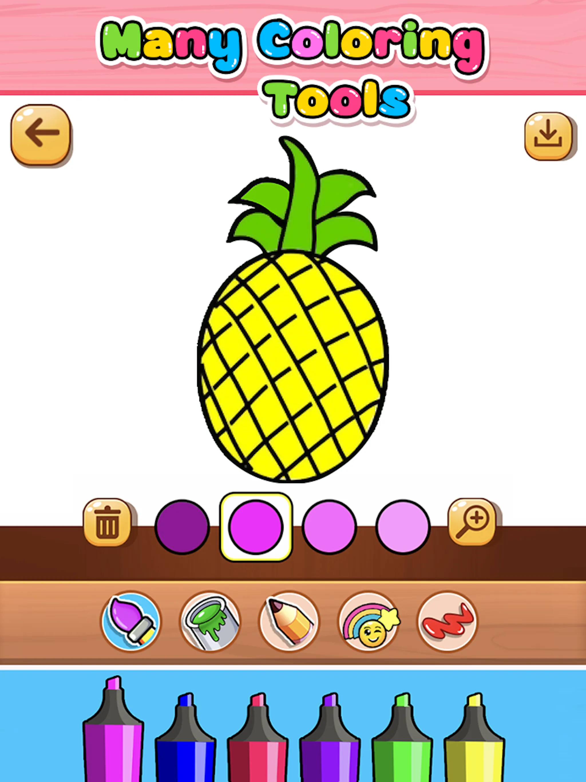 Coloring Fruits | Indus Appstore | Screenshot