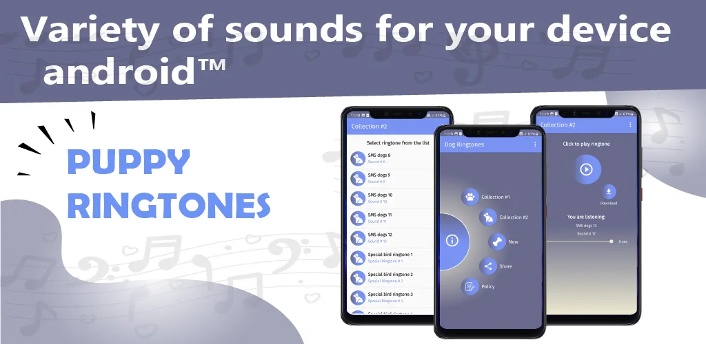 Dog Ringtones, dog sound | Indus Appstore | Screenshot