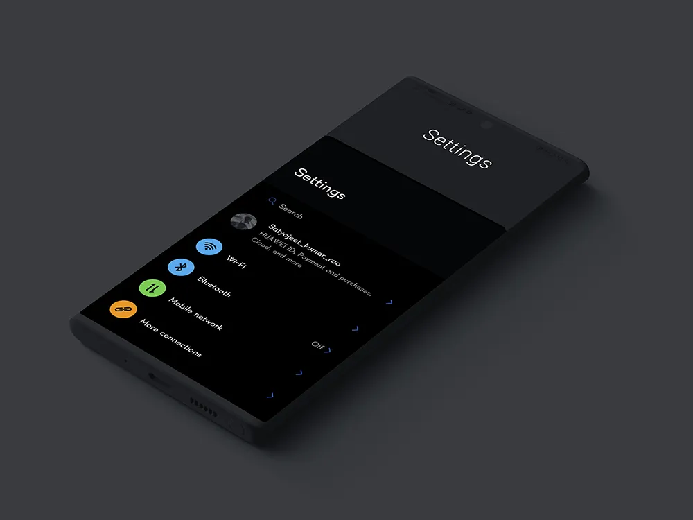 S20 One-UI Dark Live Wallpaper | Indus Appstore | Screenshot