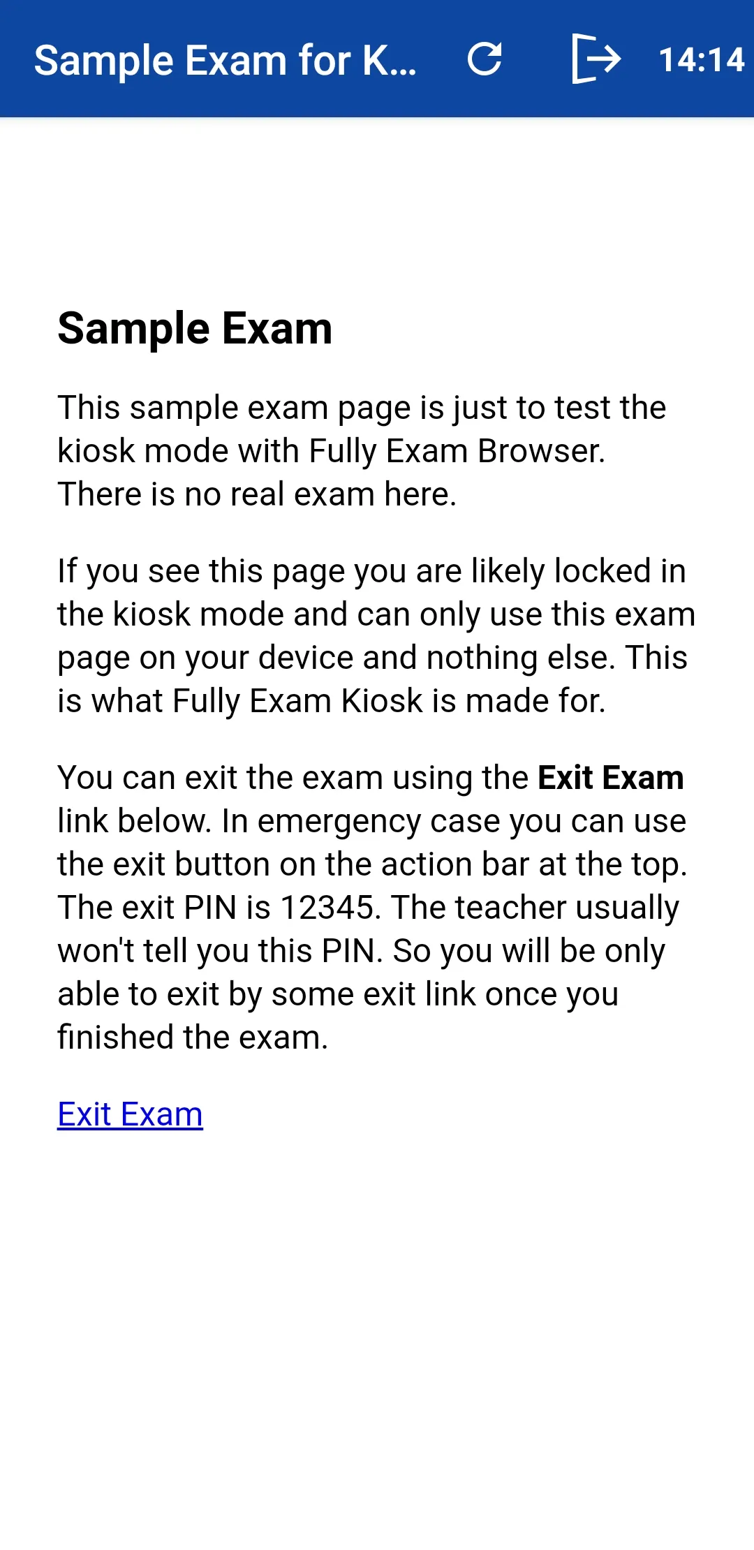 Fully Exam Kiosk | Indus Appstore | Screenshot