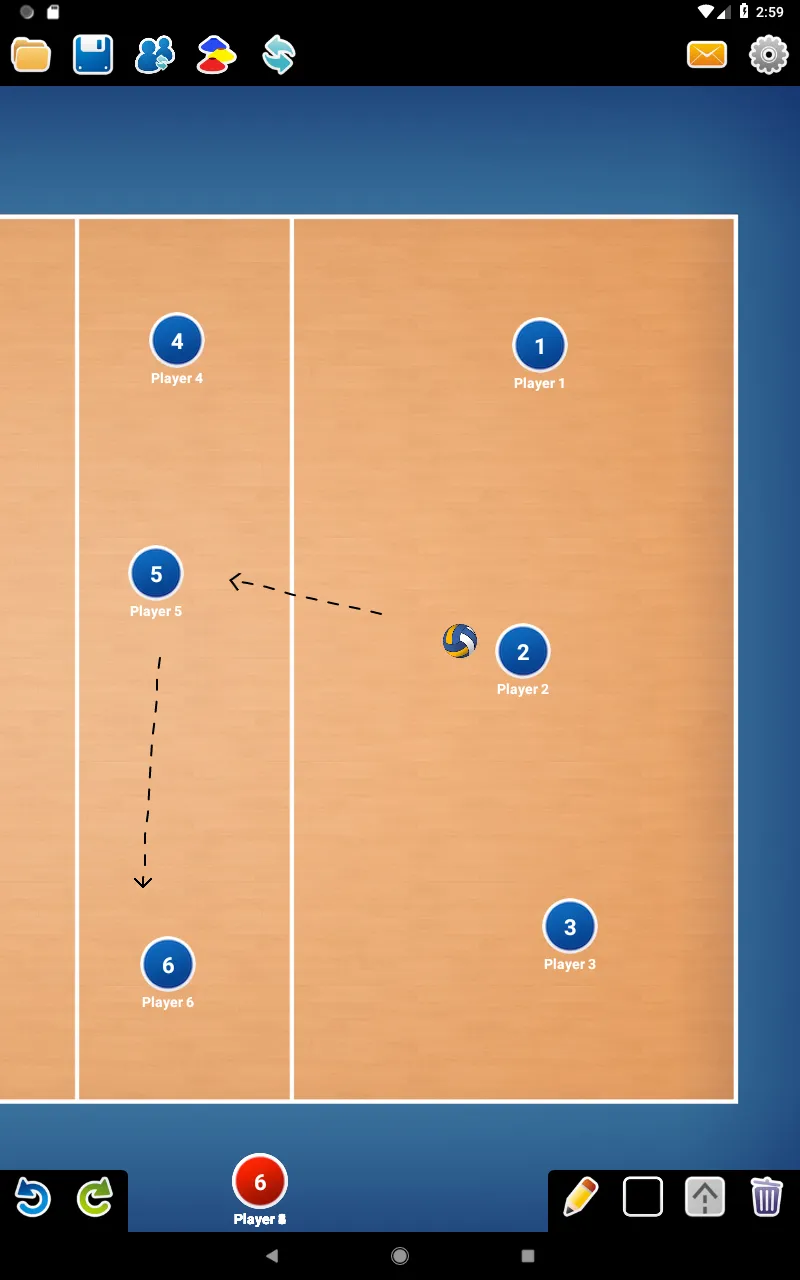 Coach Tactic Board: Volley | Indus Appstore | Screenshot