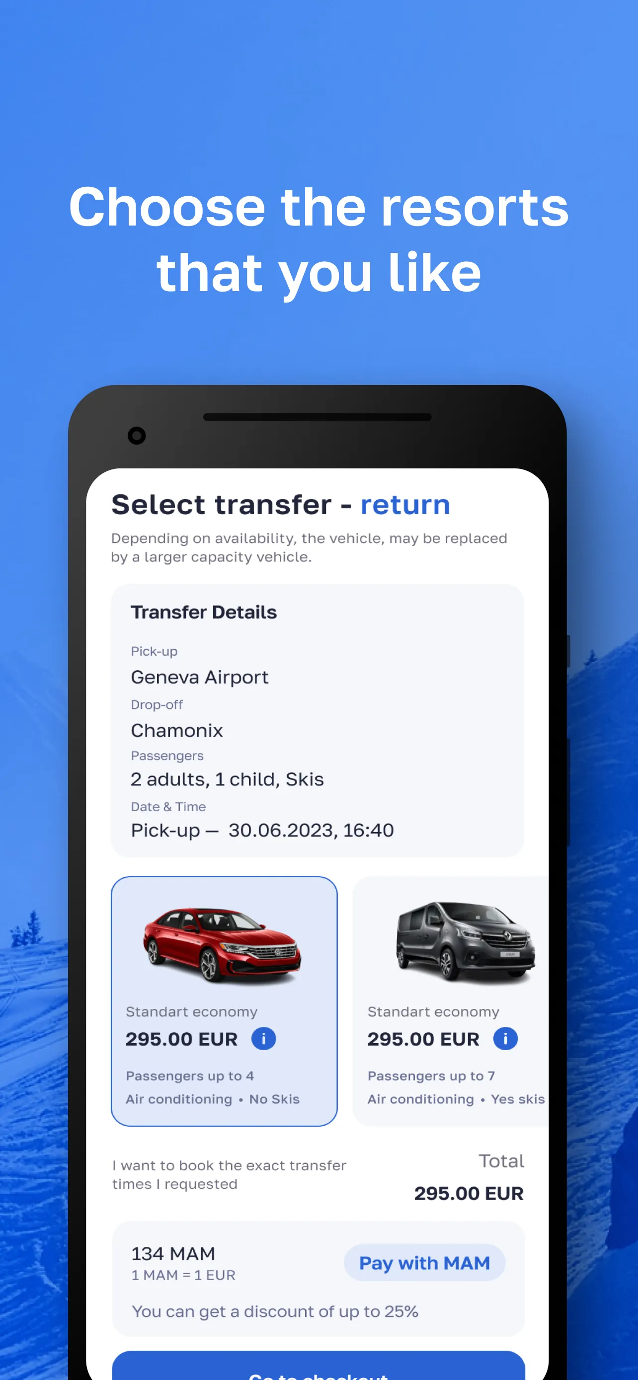 Alps2Alps Ski Transfers | Indus Appstore | Screenshot