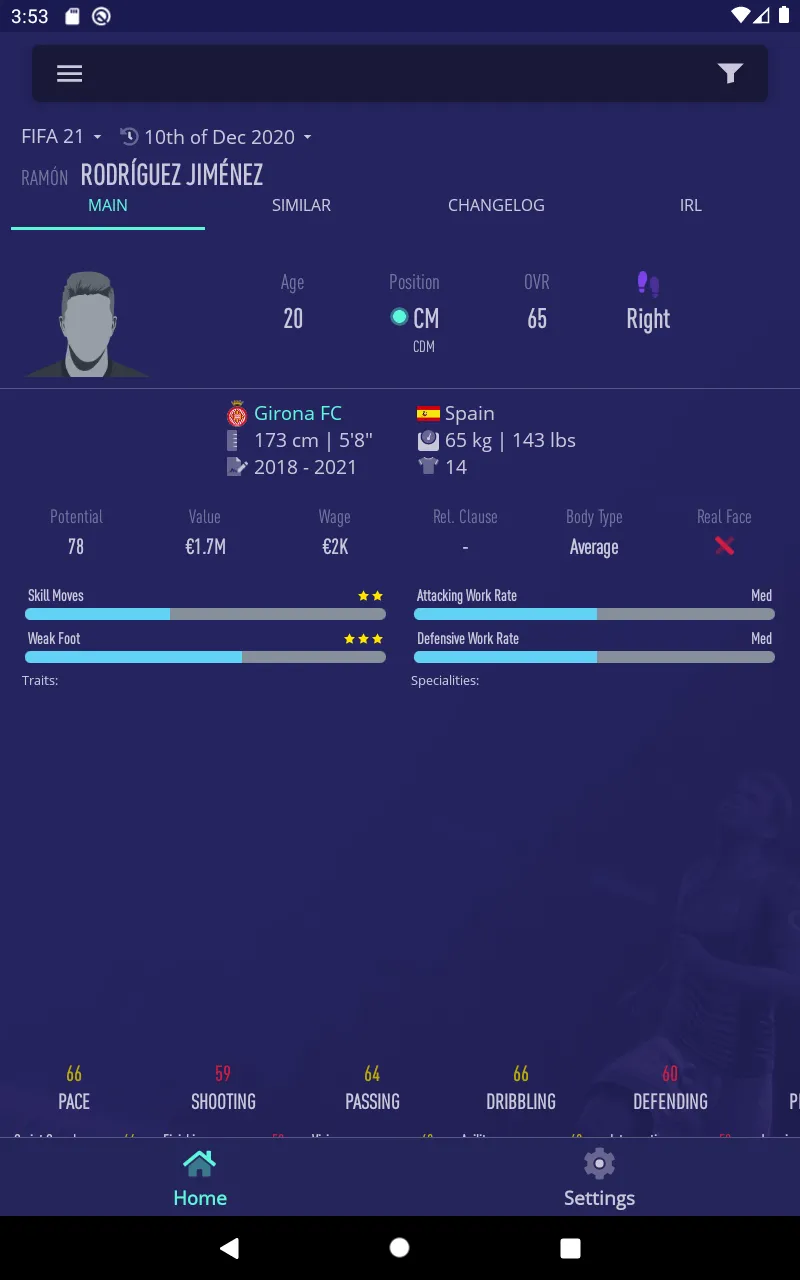 FCM Career Mode FC25 Database | Indus Appstore | Screenshot
