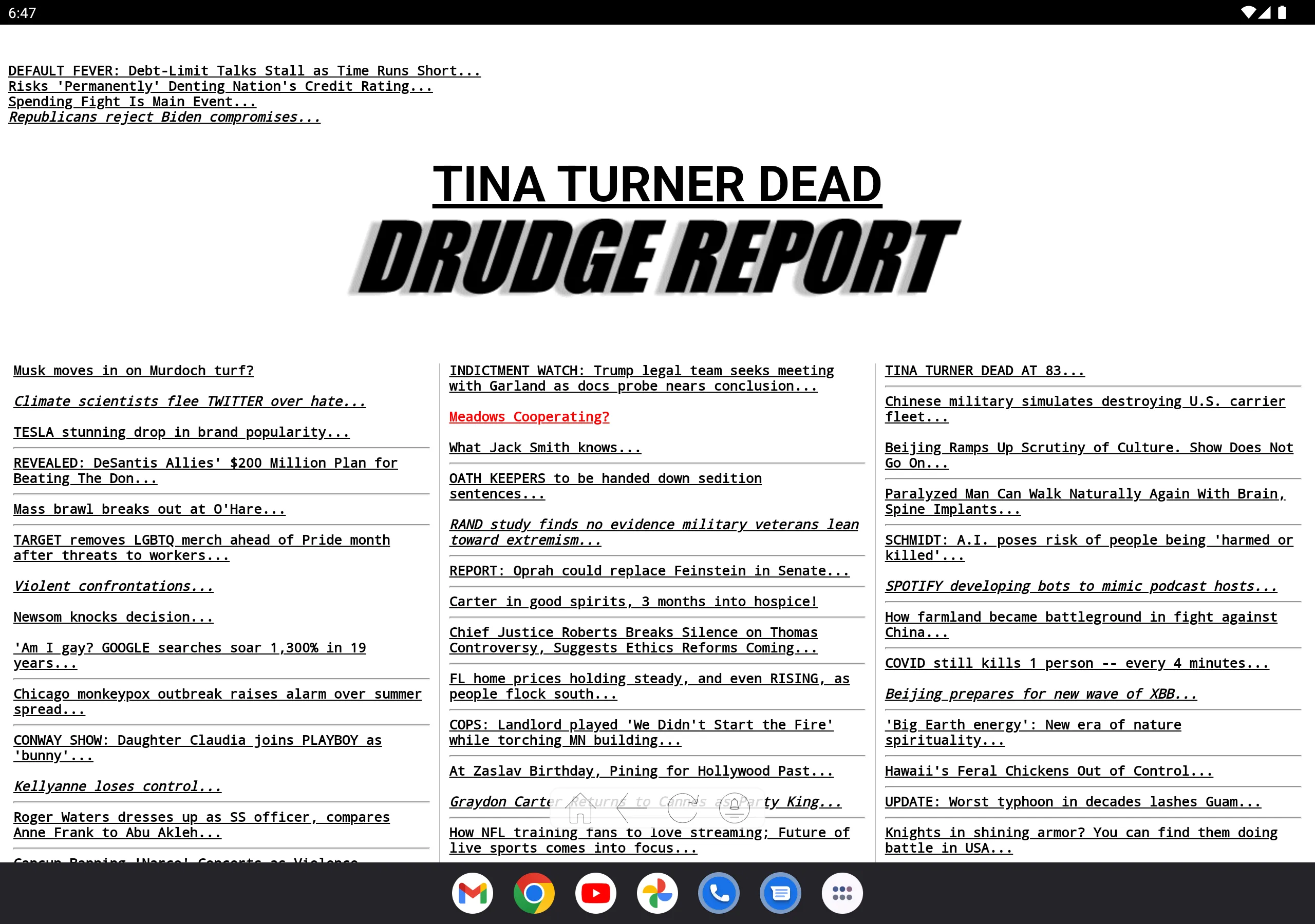 Drudge Report (Official App) | Indus Appstore | Screenshot