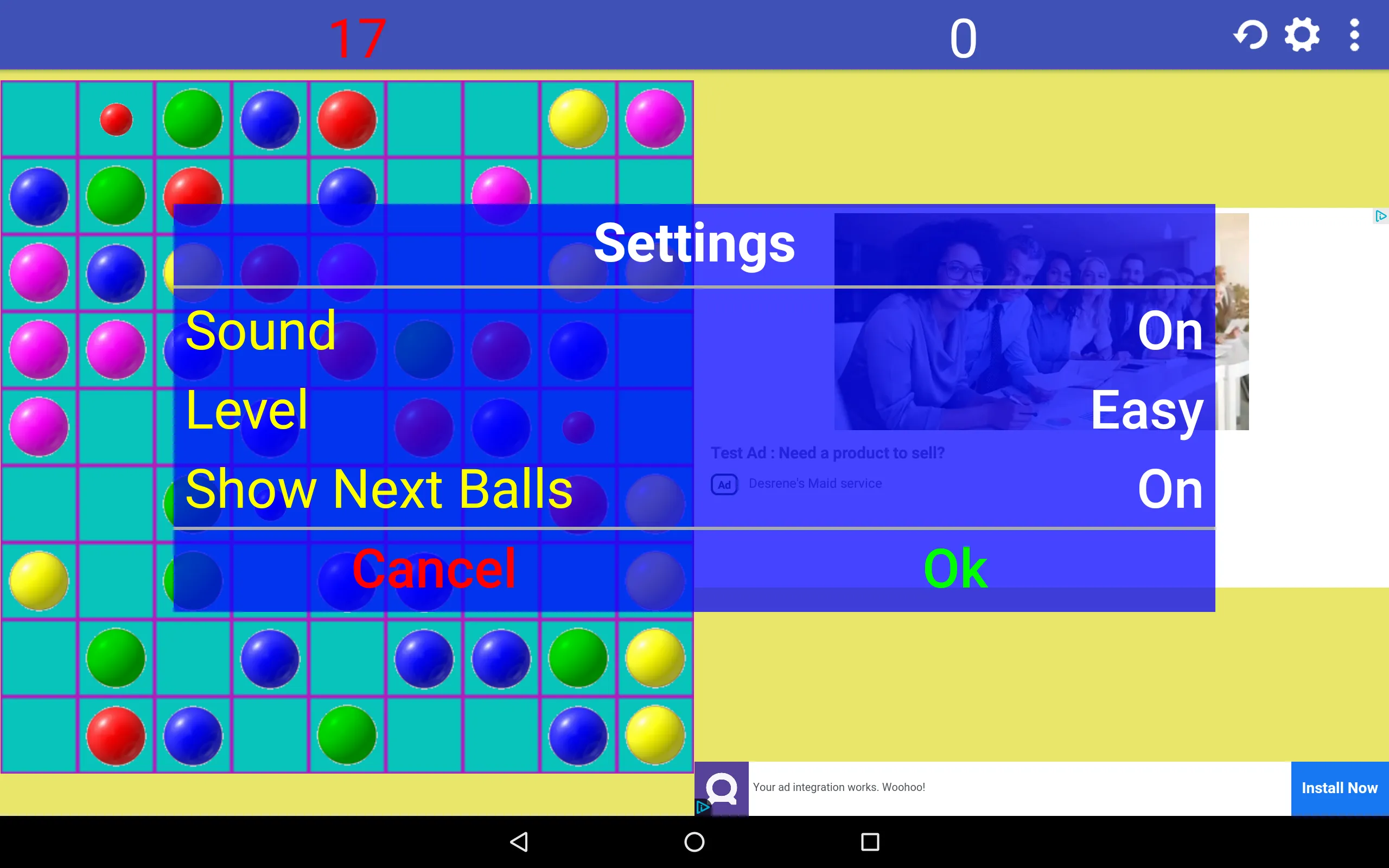 color balls | Indus Appstore | Screenshot