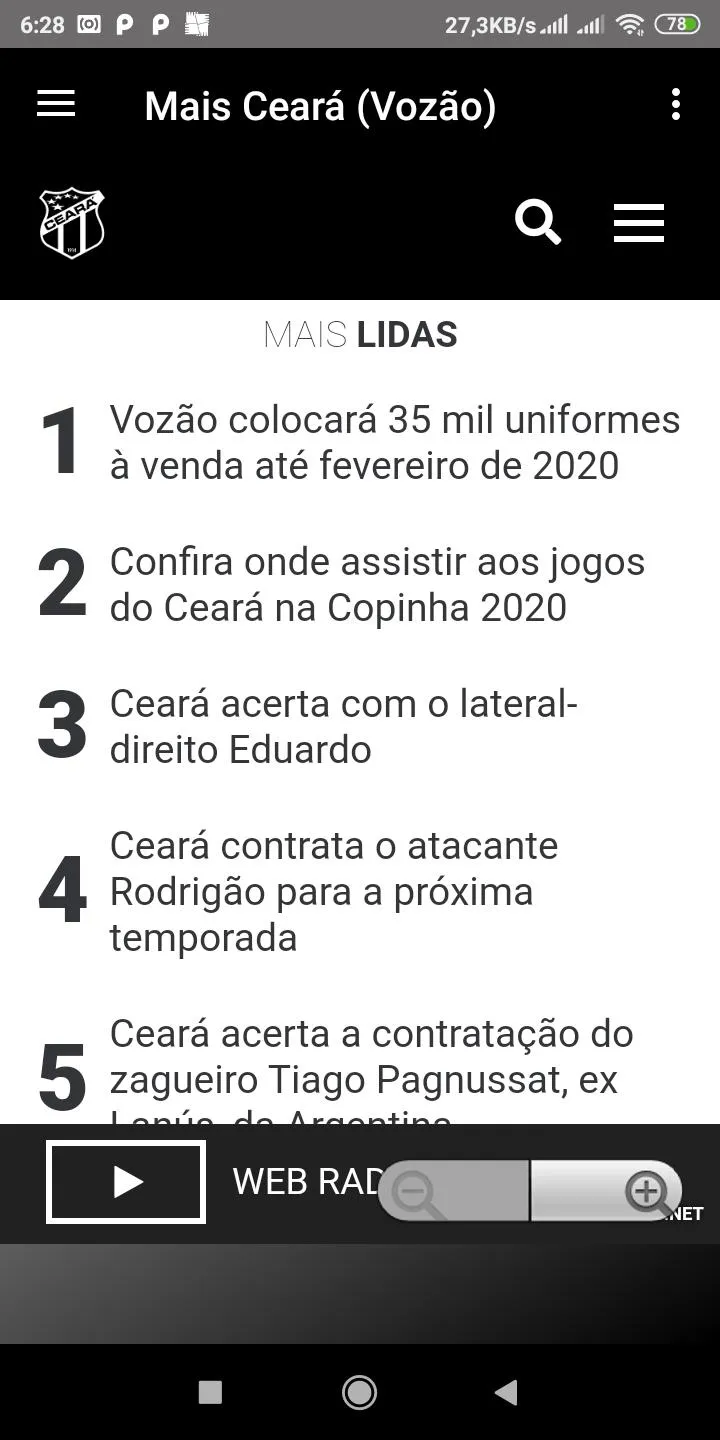 Mais Ceará o Vozão | Indus Appstore | Screenshot