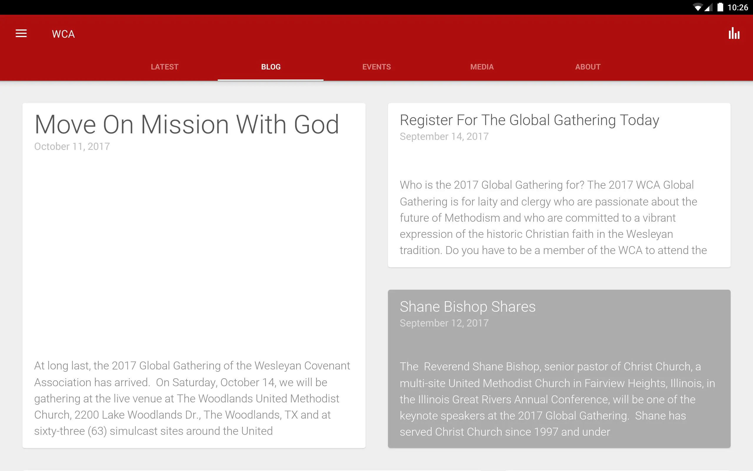 Wesleyan Covenant | Indus Appstore | Screenshot