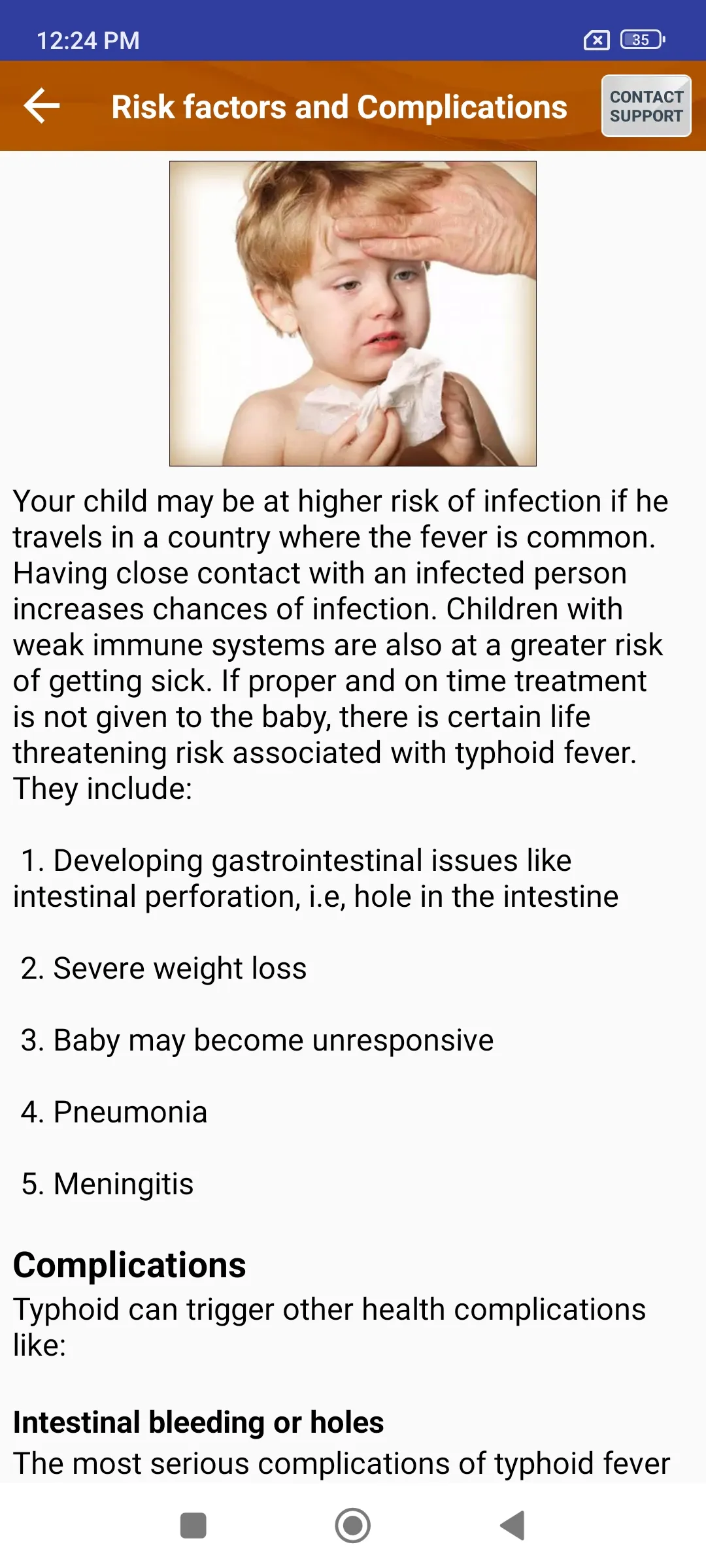 Typhoid Fever Diet & Treatment | Indus Appstore | Screenshot