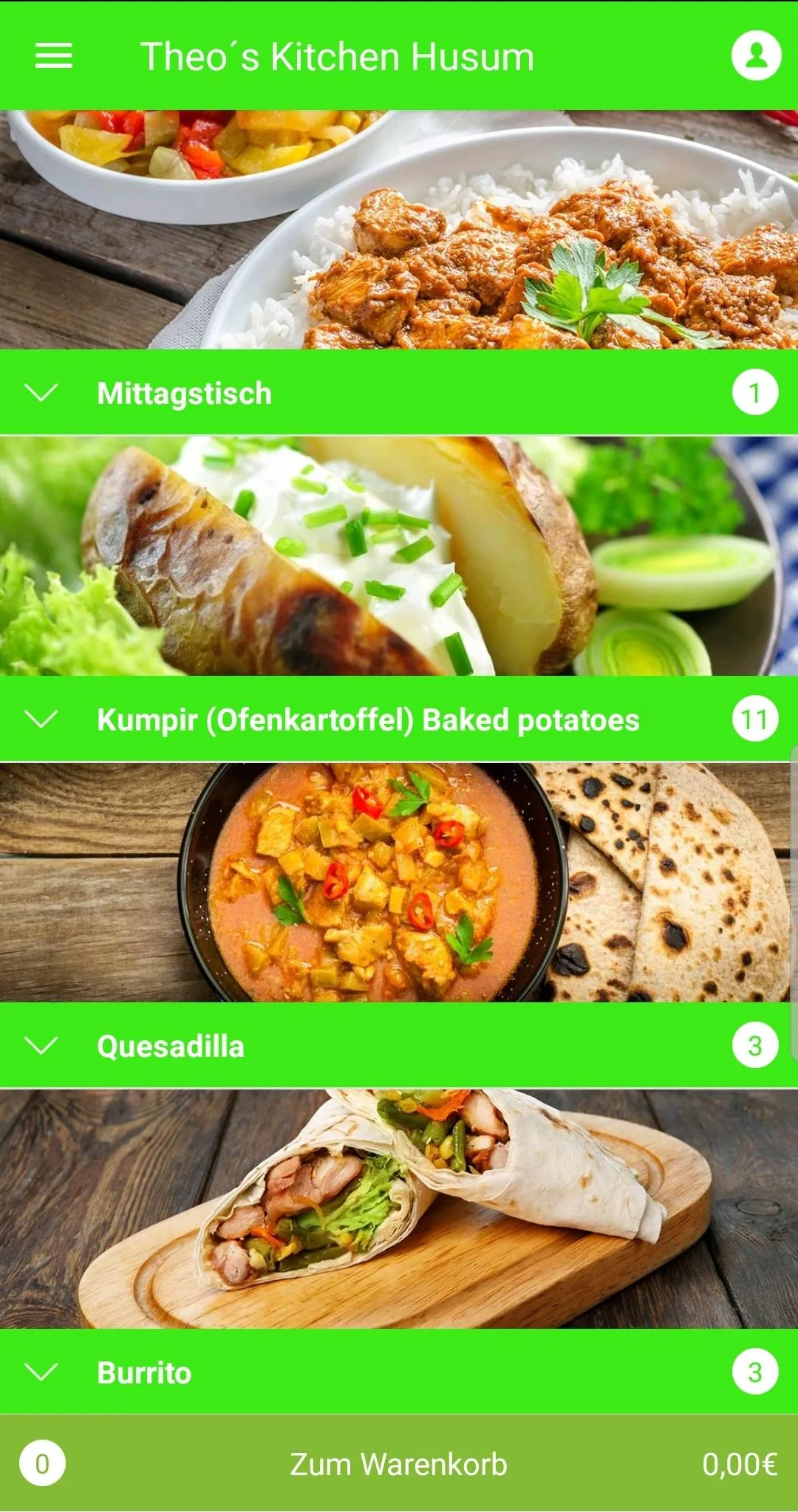 Theo's Kitchen Husum | Indus Appstore | Screenshot